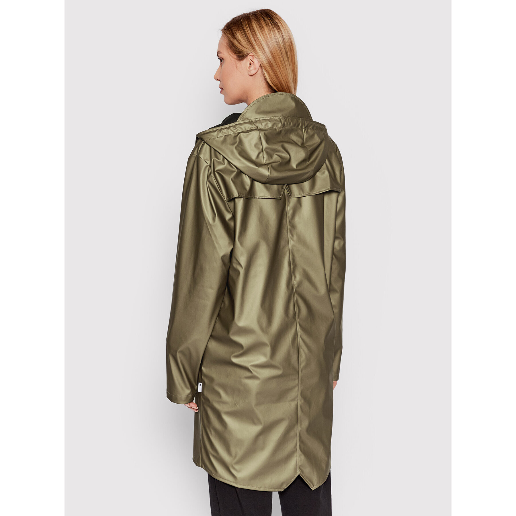 Rains Яке за дъжд 12020 Зелен Regular Fit - Pepit.bg