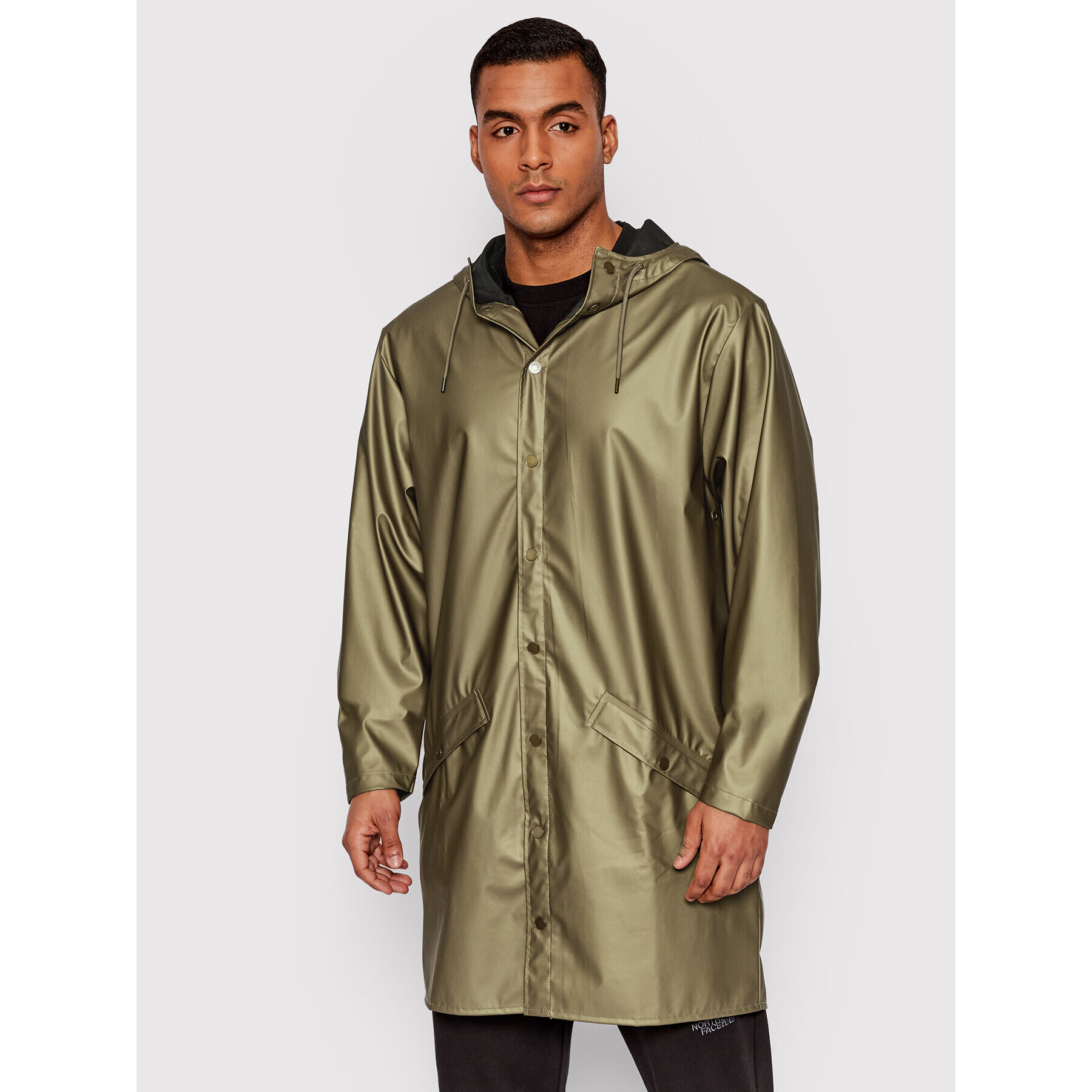 Rains Яке за дъжд 12020 Зелен Regular Fit - Pepit.bg