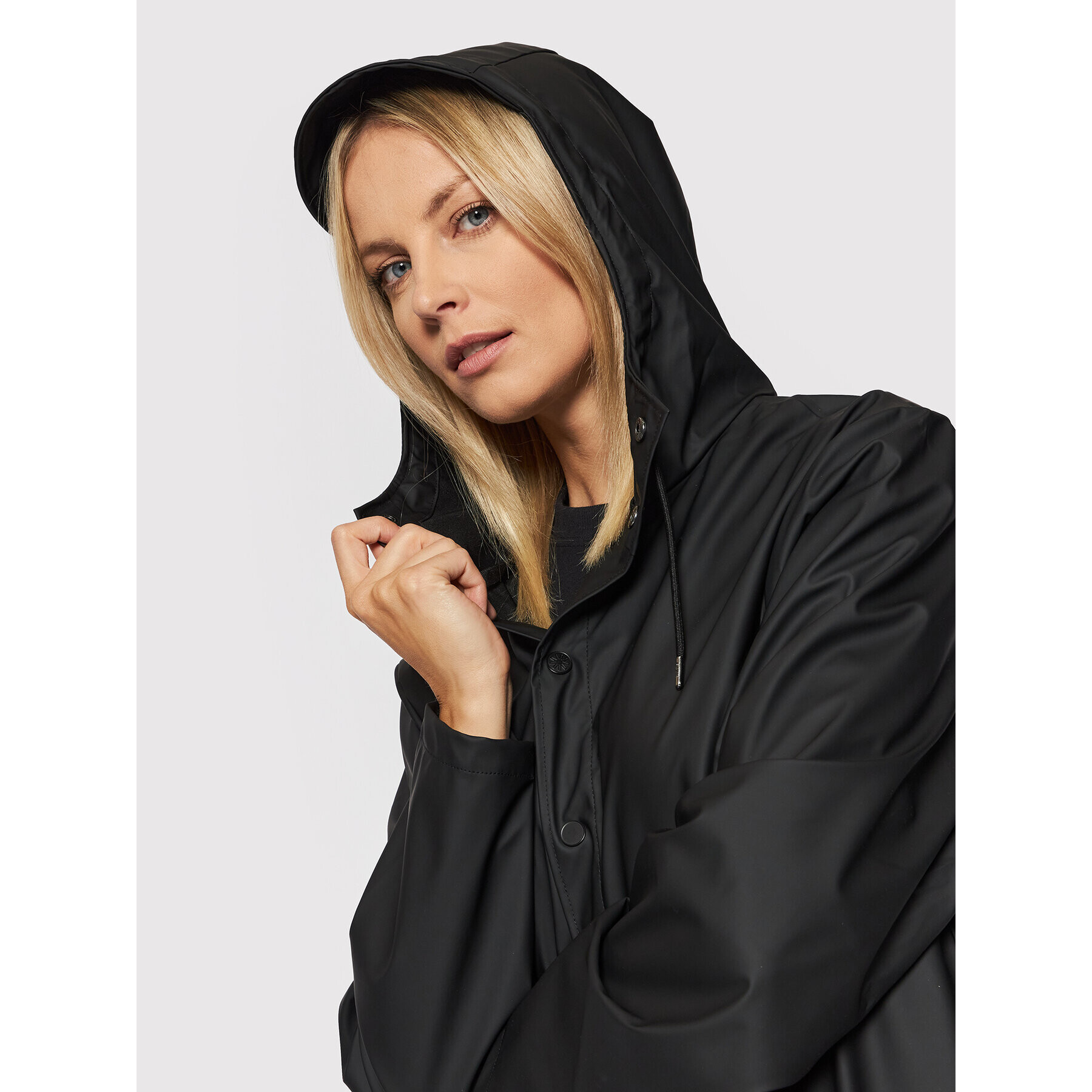 Rains Яке за дъжд Unisex 12010 Черен Regular Fit - Pepit.bg