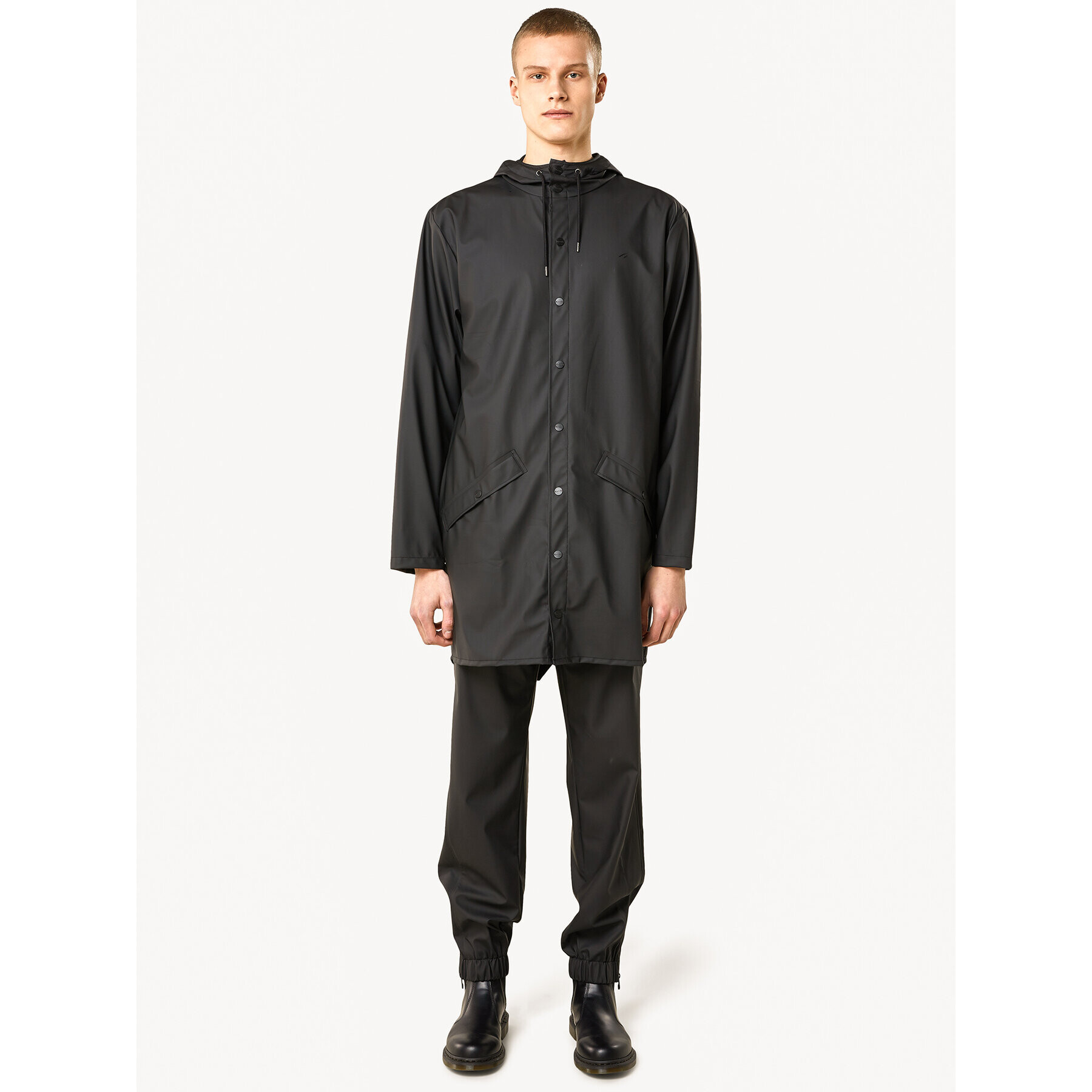 Rains Яке за дъжд Unisex 1202 Черен Regular Fit - Pepit.bg