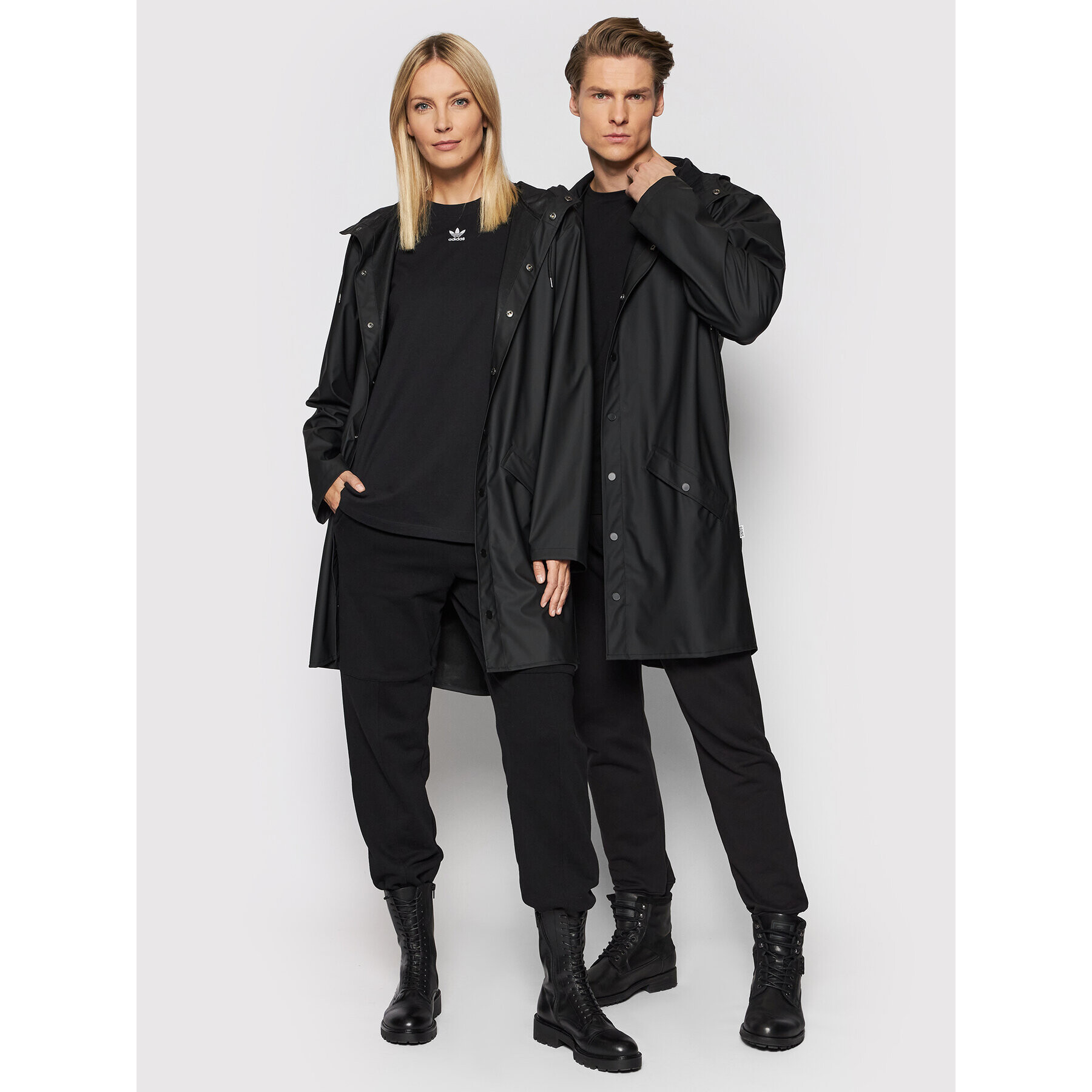 Rains Яке за дъжд Unisex 12020 Черен Regular Fit - Pepit.bg