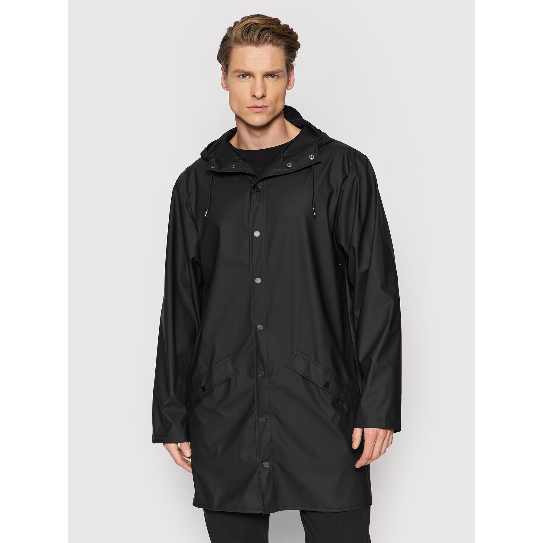 Rains Яке за дъжд Unisex 12020 Черен Regular Fit - Pepit.bg