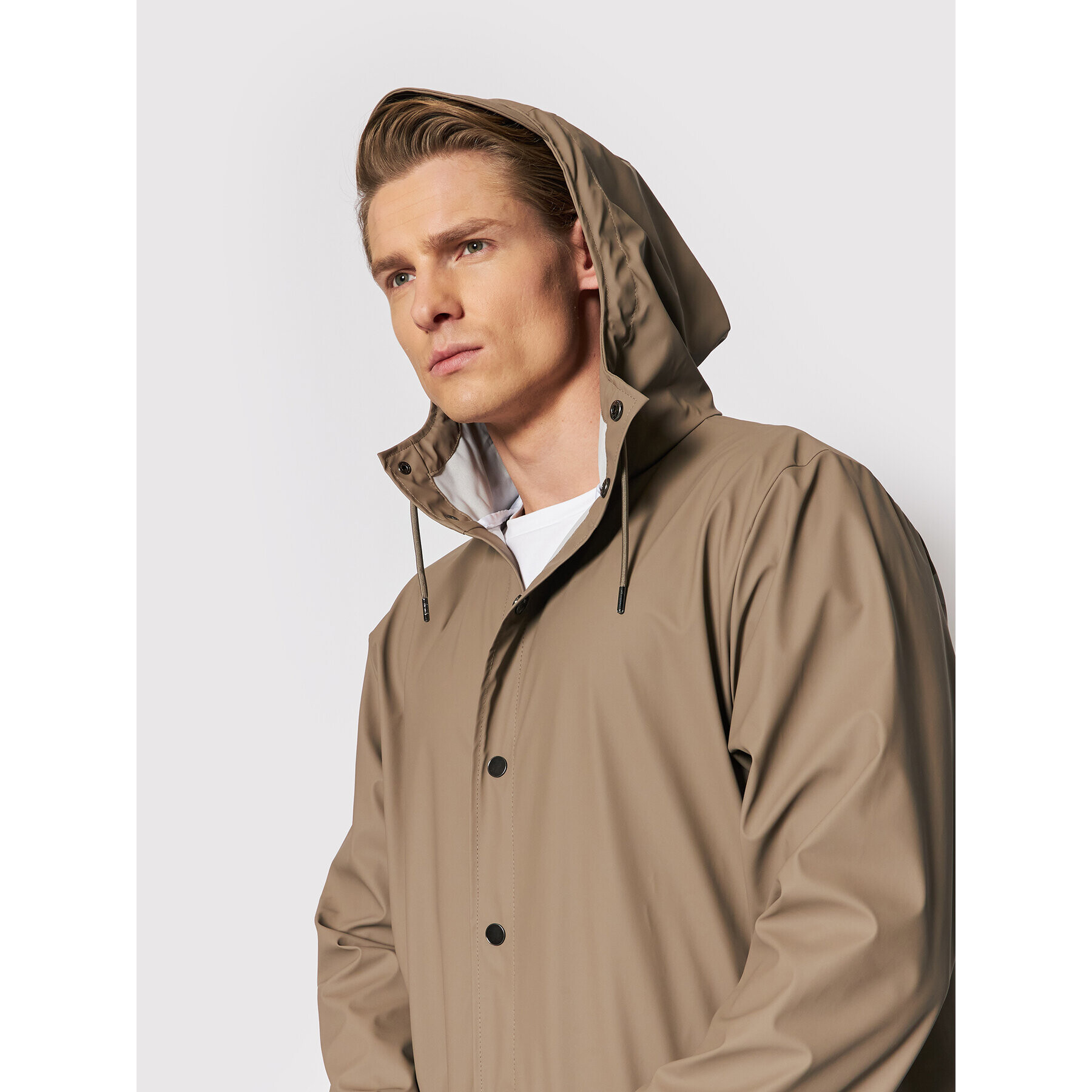 Rains Яке за дъжд Unisex 12020 Кафяв Regular Fit - Pepit.bg