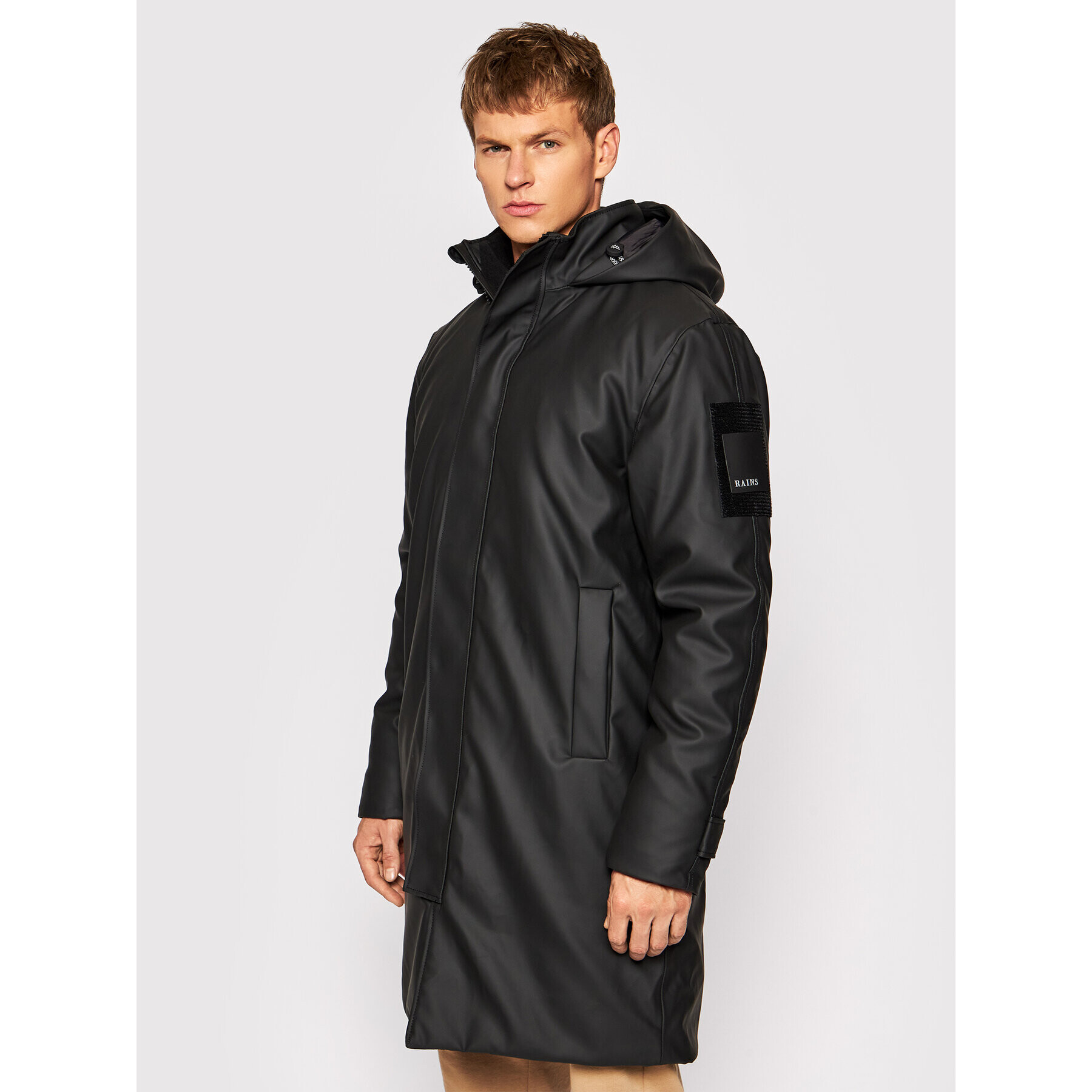 Rains Яке за дъжд Unisex 1526 Черен Regular Fit - Pepit.bg