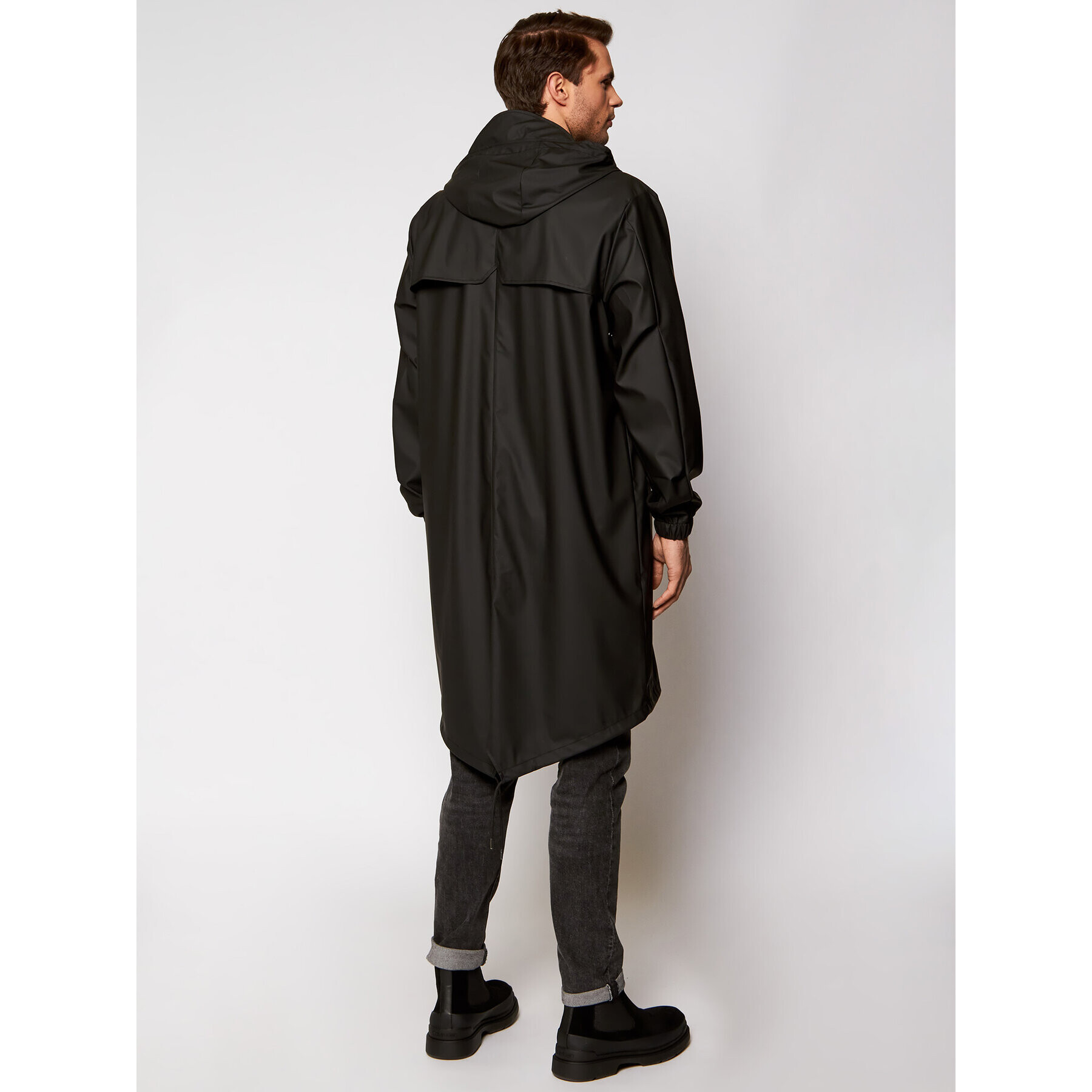 Rains Яке за дъжд Unisex 1814 Черен Casual Fit - Pepit.bg