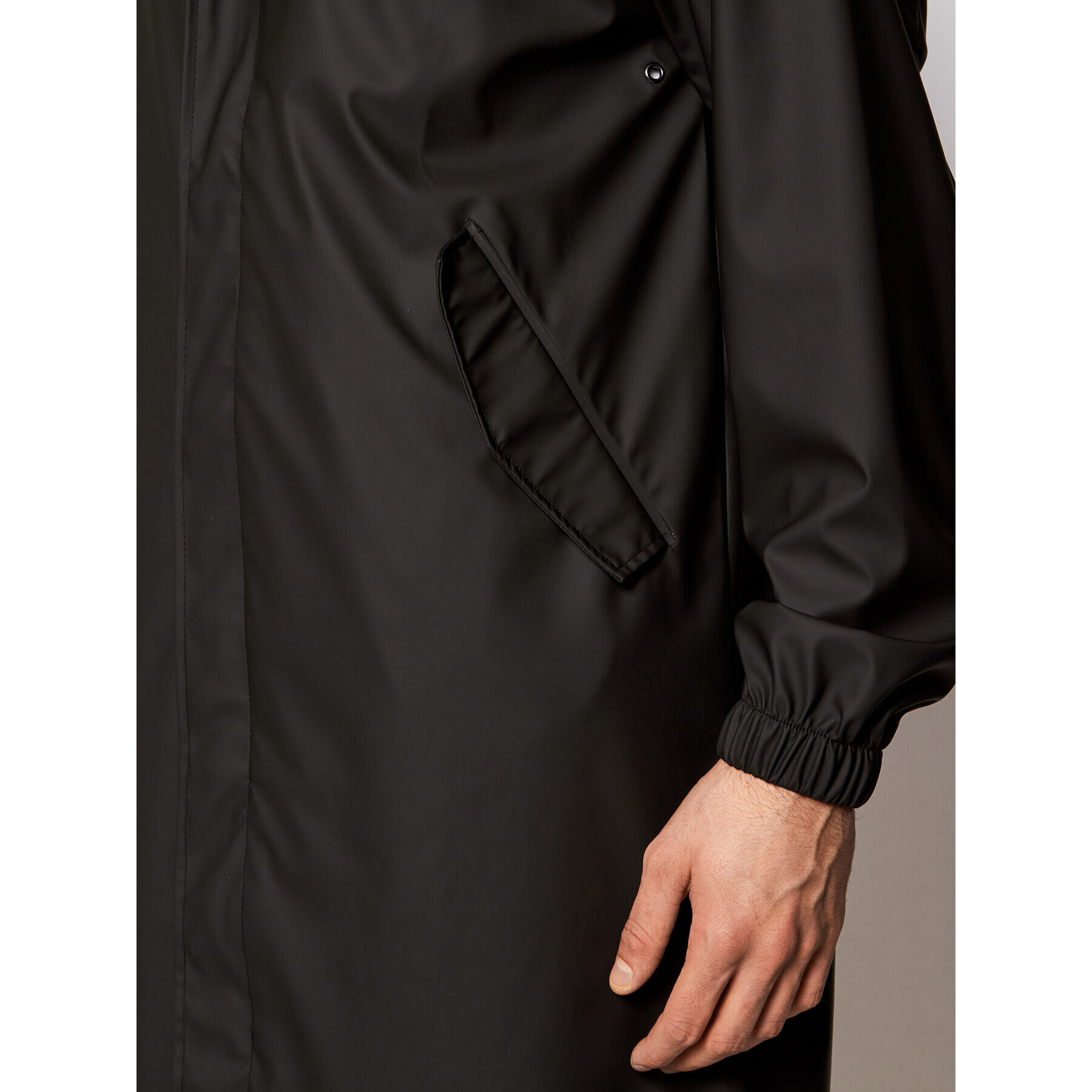 Rains Яке за дъжд Unisex 1814 Черен Casual Fit - Pepit.bg