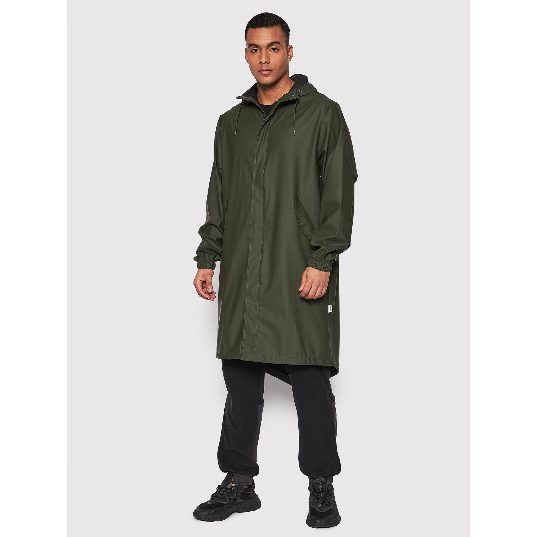 Rains Яке за дъжд Unisex 18140 Зелен Regular Fit - Pepit.bg