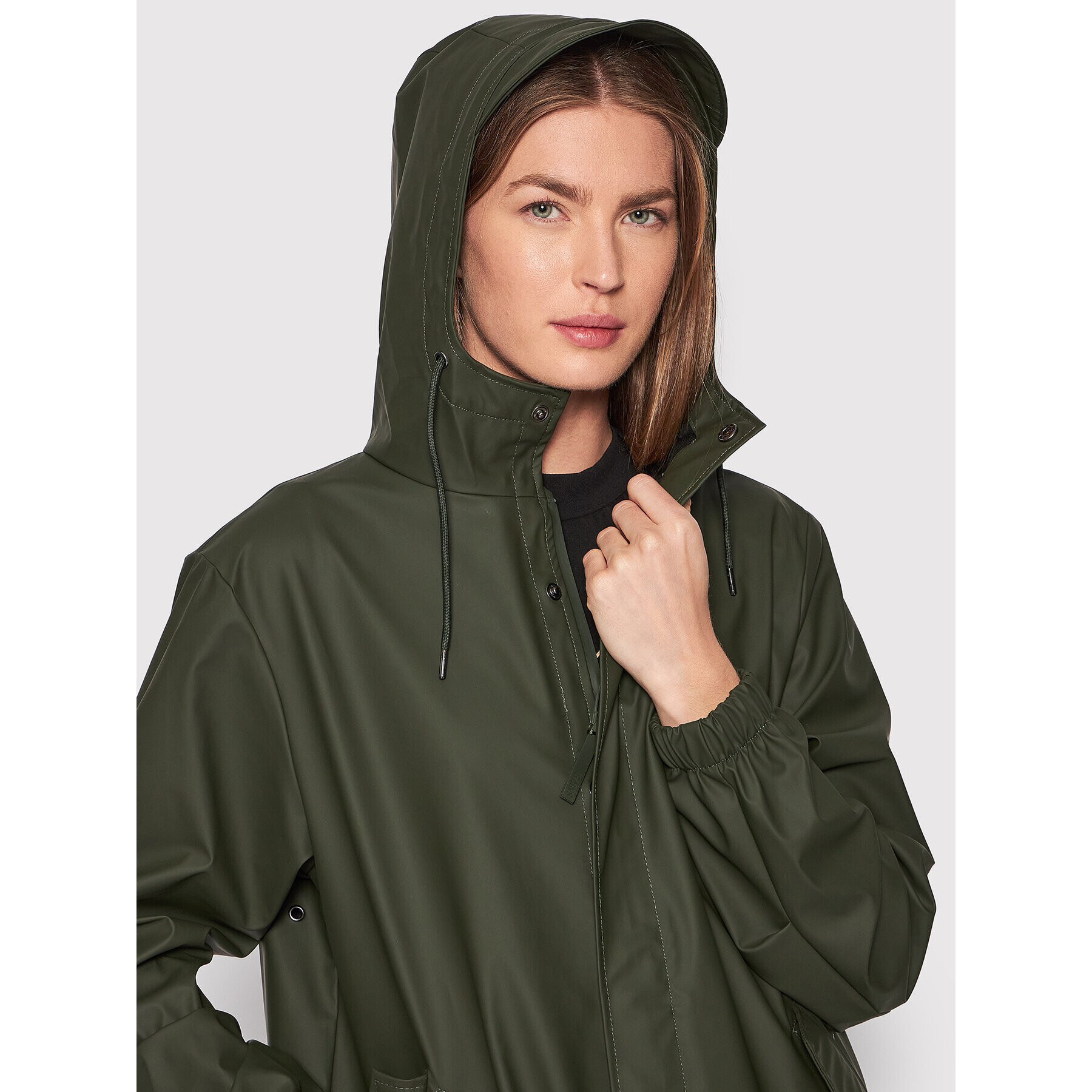 Rains Яке за дъжд Unisex 18140 Зелен Regular Fit - Pepit.bg