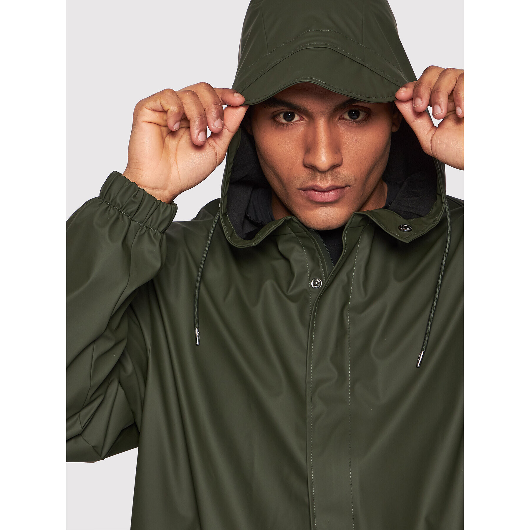 Rains Яке за дъжд Unisex 18140 Зелен Regular Fit - Pepit.bg