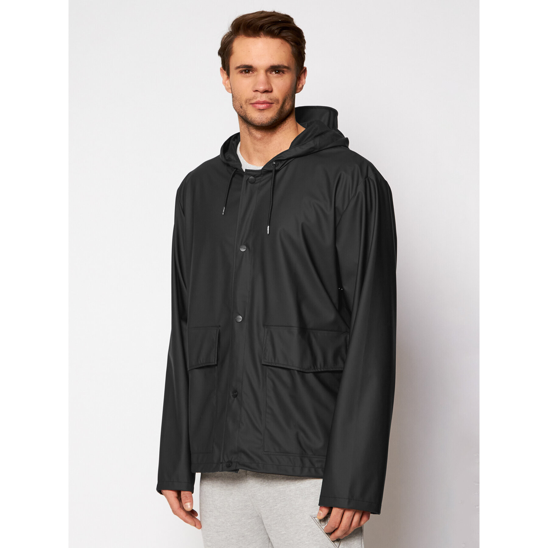 Rains Яке за дъжд Unisex 1826 Черен Regular Fit - Pepit.bg