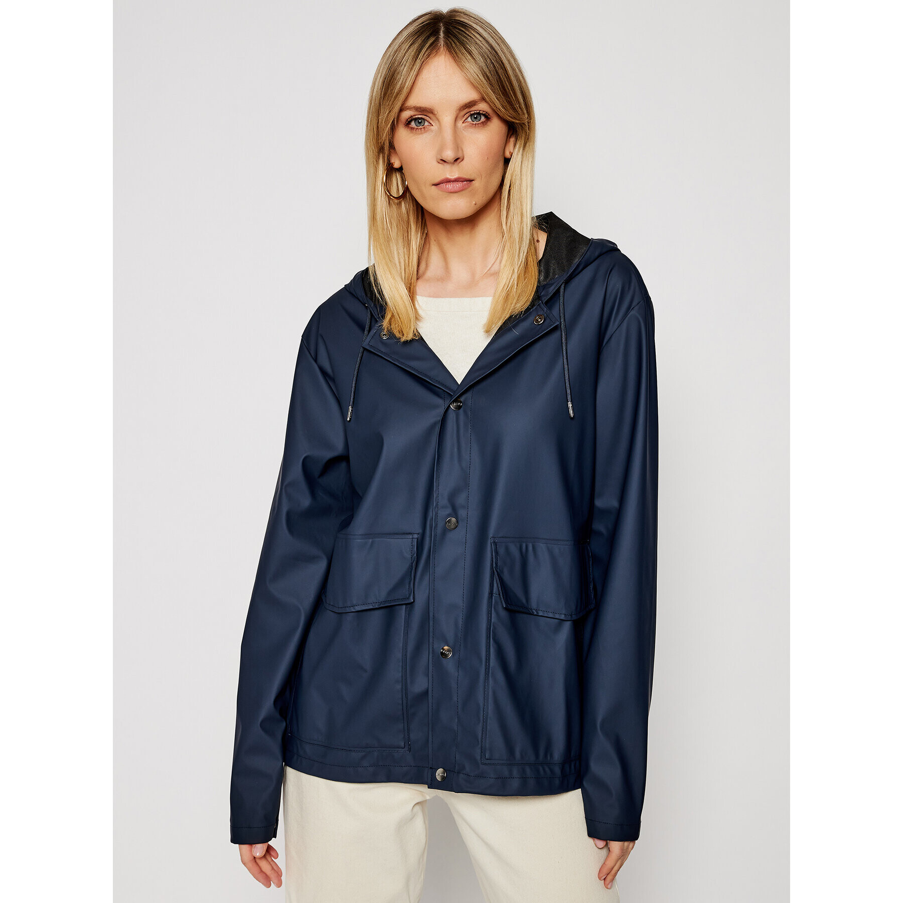 Rains Яке за дъжд Unisex 1826 Тъмносин Regular Fit - Pepit.bg
