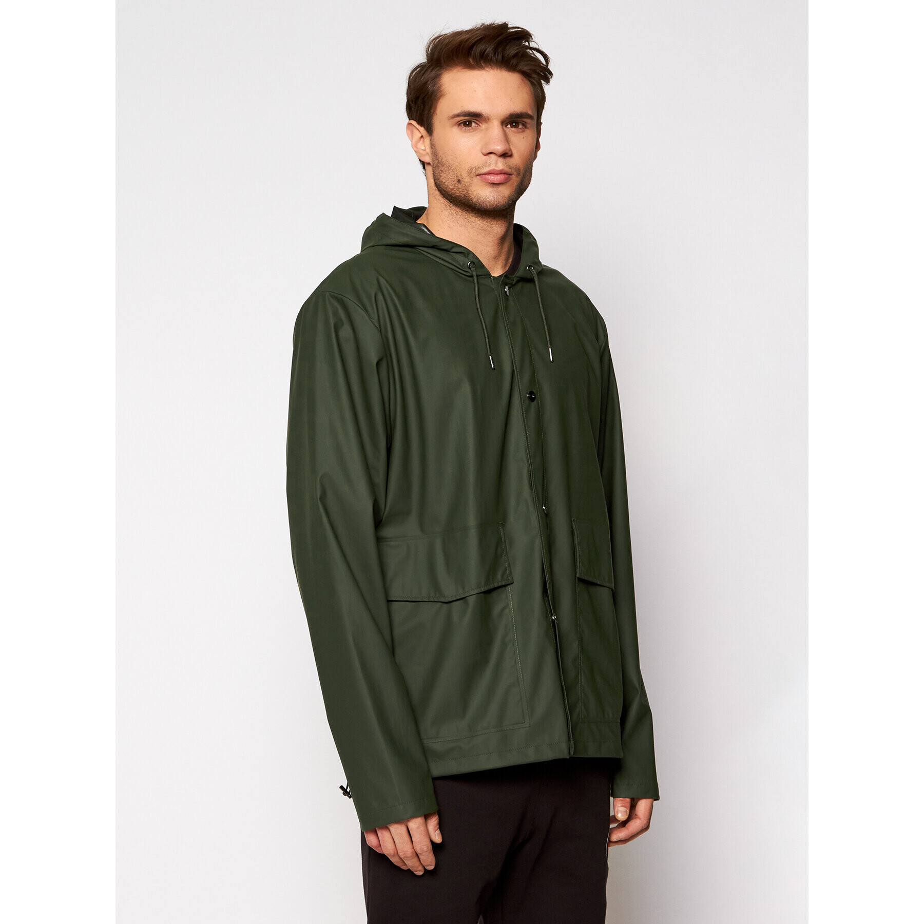 Rains Яке за дъжд Unisex 1826 Зелен Regular Fit - Pepit.bg