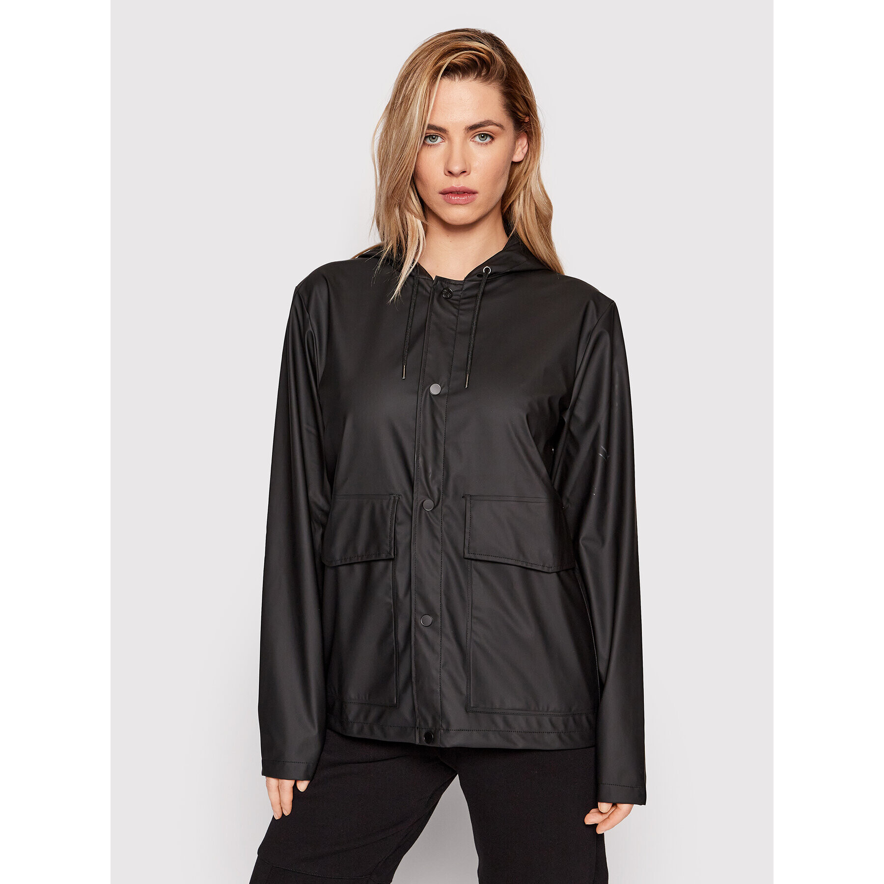 Rains Яке за дъжд Unisex 18260 Черен Regular Fit - Pepit.bg