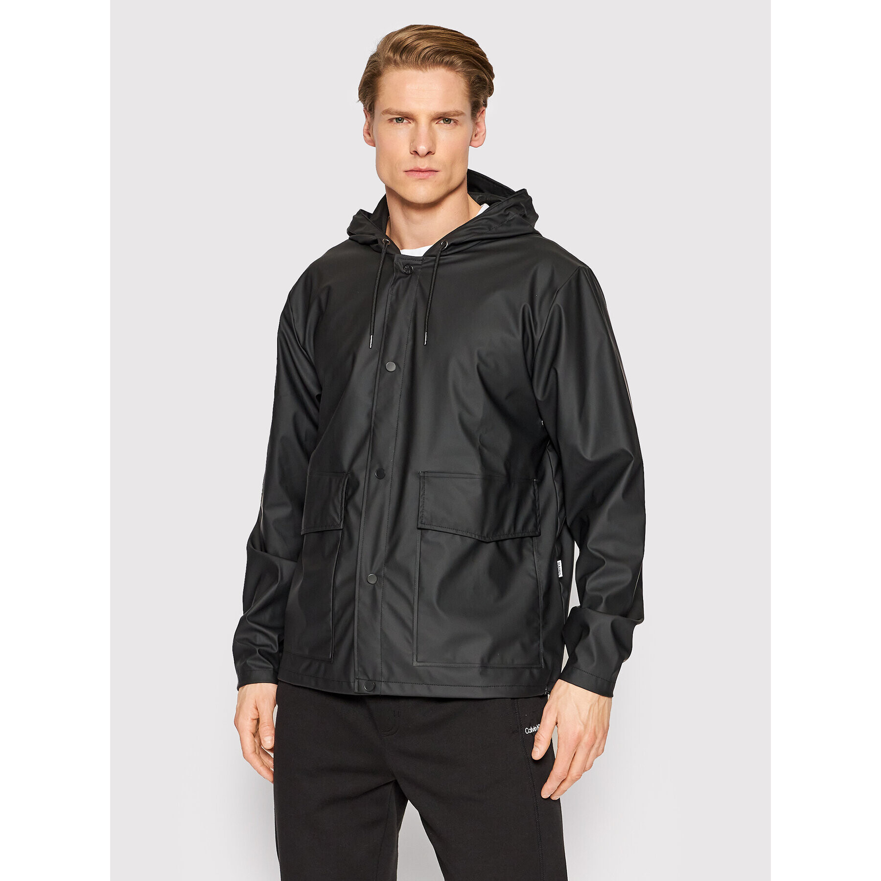 Rains Яке за дъжд Unisex 18260 Черен Regular Fit - Pepit.bg