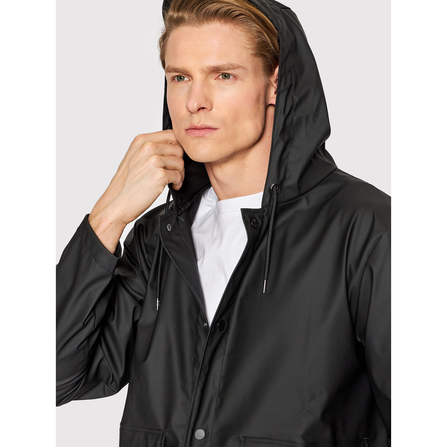 Rains Яке за дъжд Unisex 18260 Черен Regular Fit - Pepit.bg