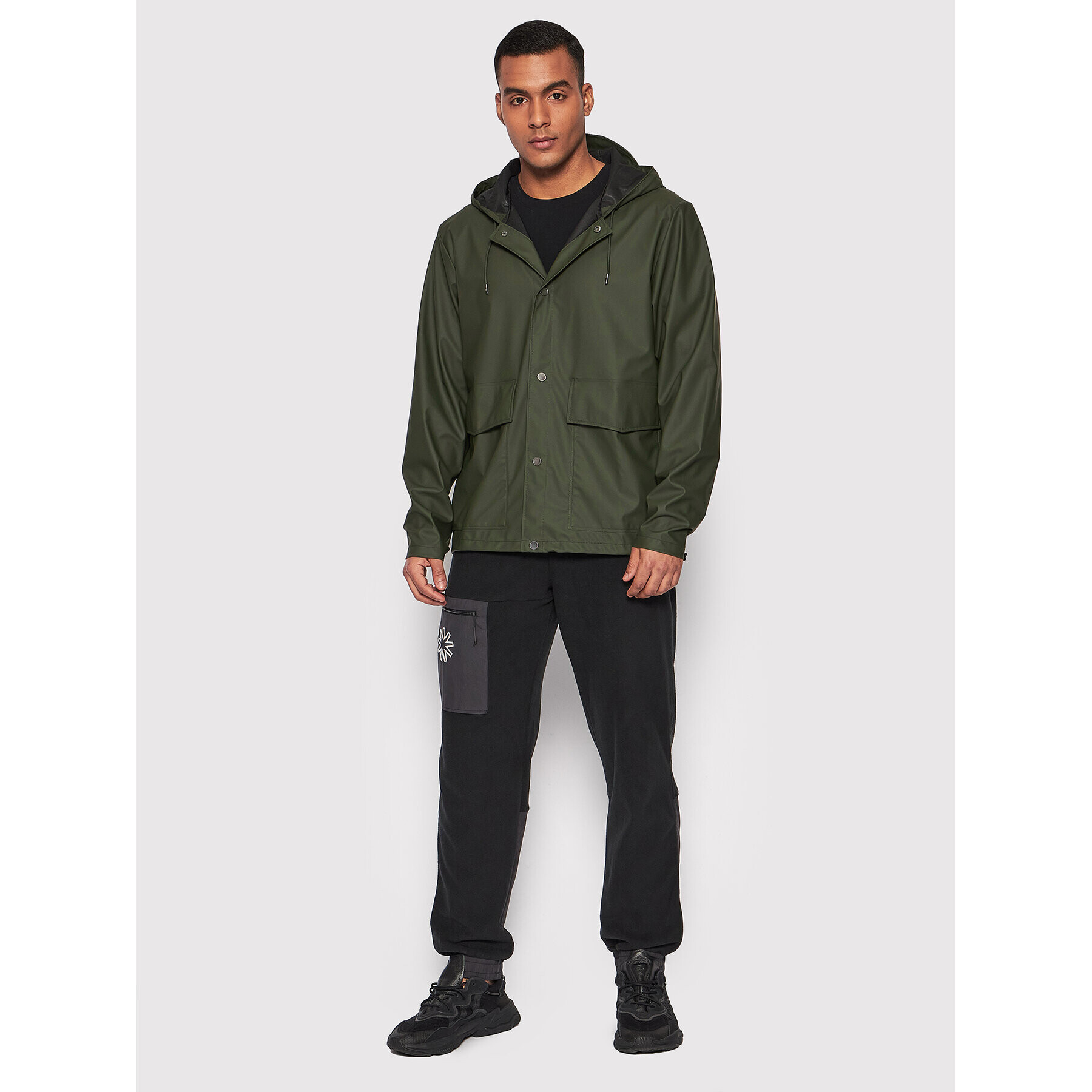 Rains Яке за дъжд Unisex 18260 Зелен Regular Fit - Pepit.bg
