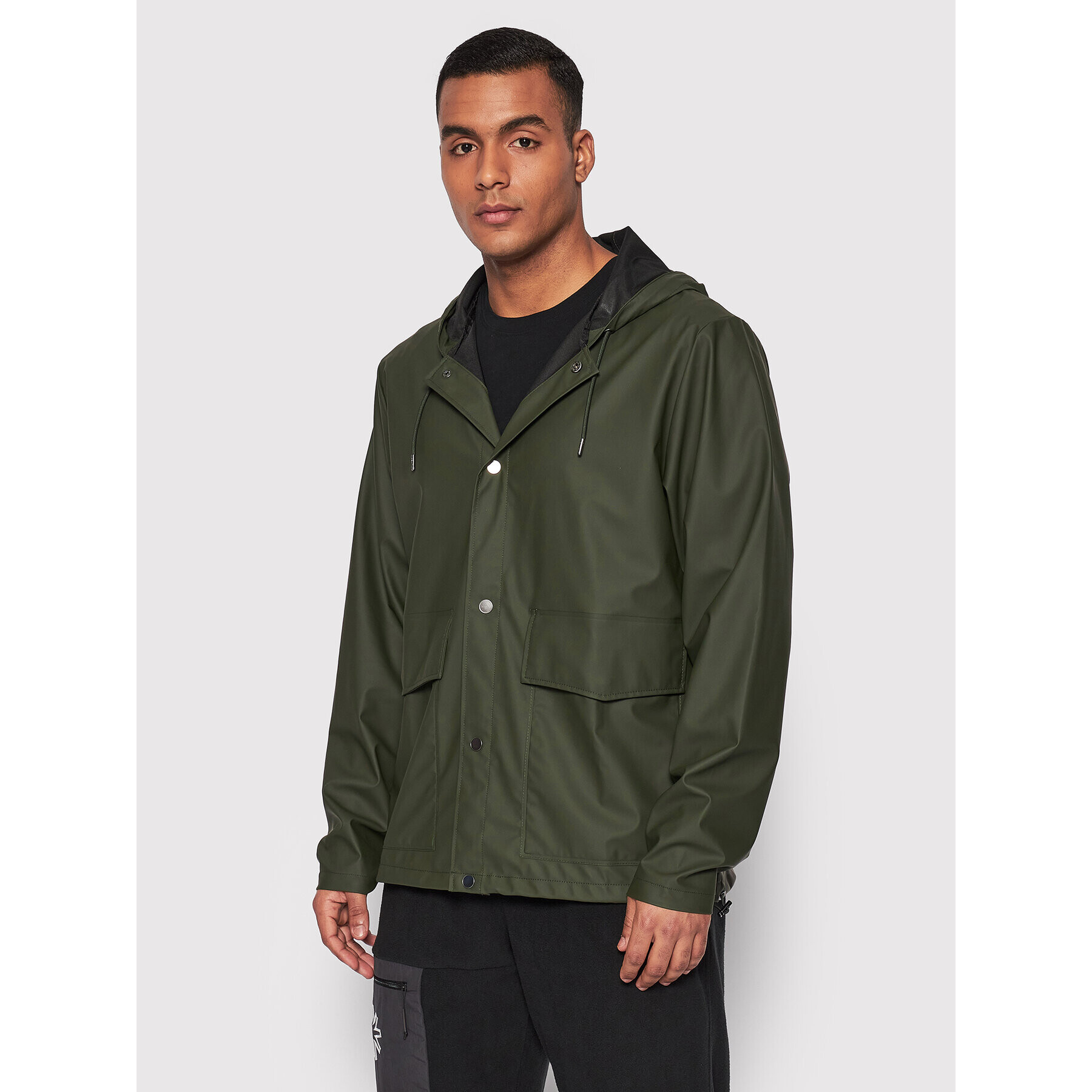 Rains Яке за дъжд Unisex 18260 Зелен Regular Fit - Pepit.bg