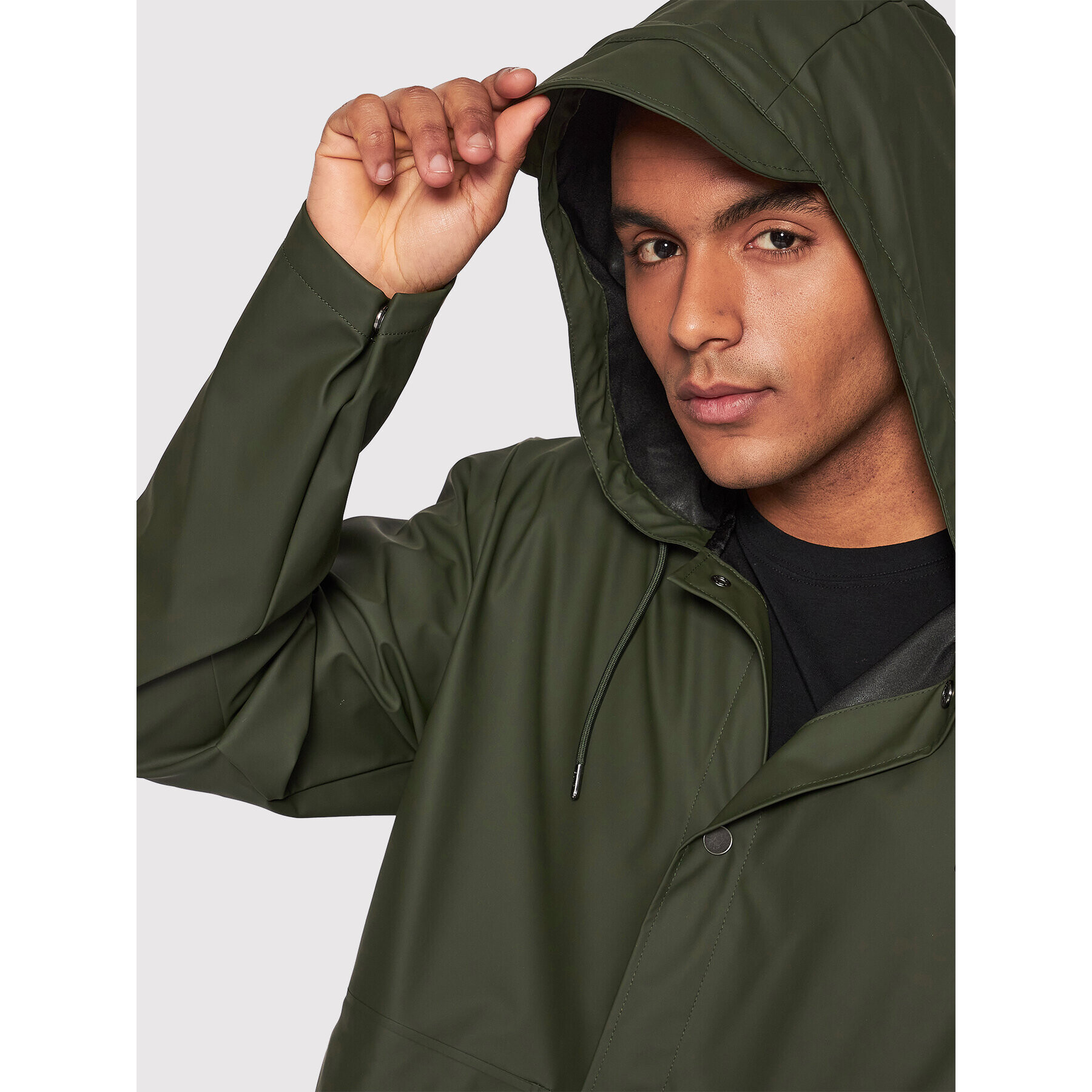 Rains Яке за дъжд Unisex 18260 Зелен Regular Fit - Pepit.bg