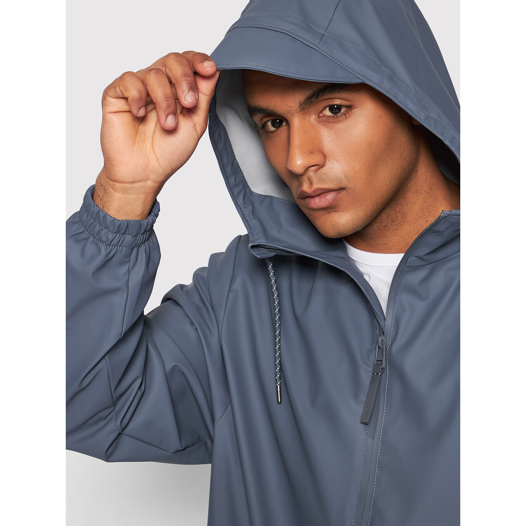 Rains Яке за дъжд Unisex 18370 Сив Regular Fit - Pepit.bg