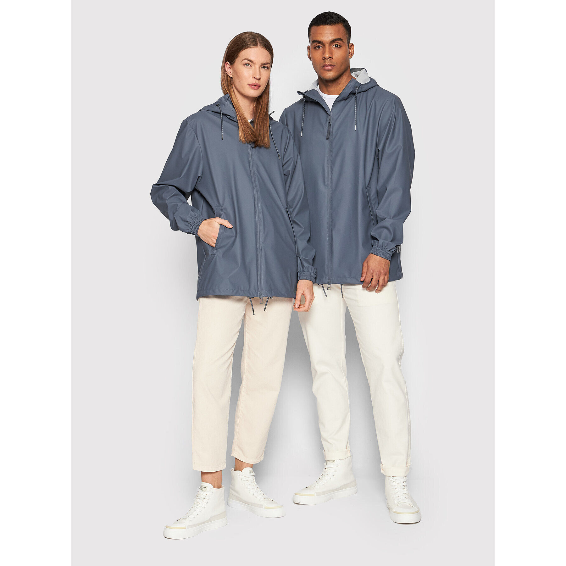 Rains Яке за дъжд Unisex 18370 Сив Regular Fit - Pepit.bg