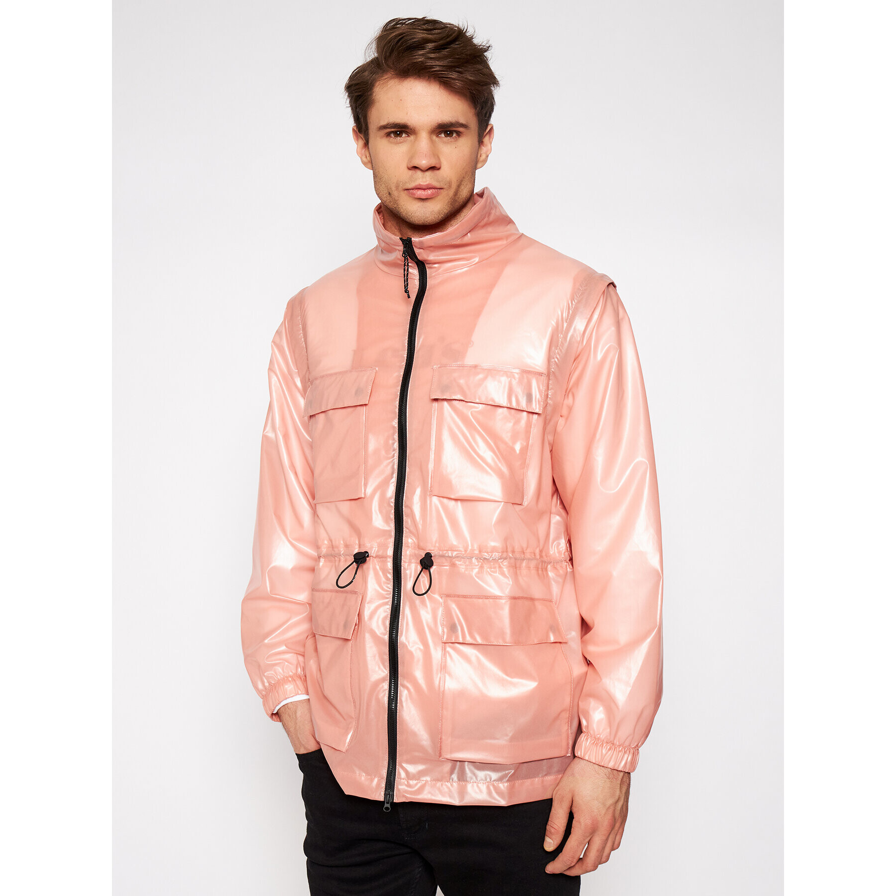 Rains Яке за дъжд Unisex 1846 Розов Regular Fit - Pepit.bg