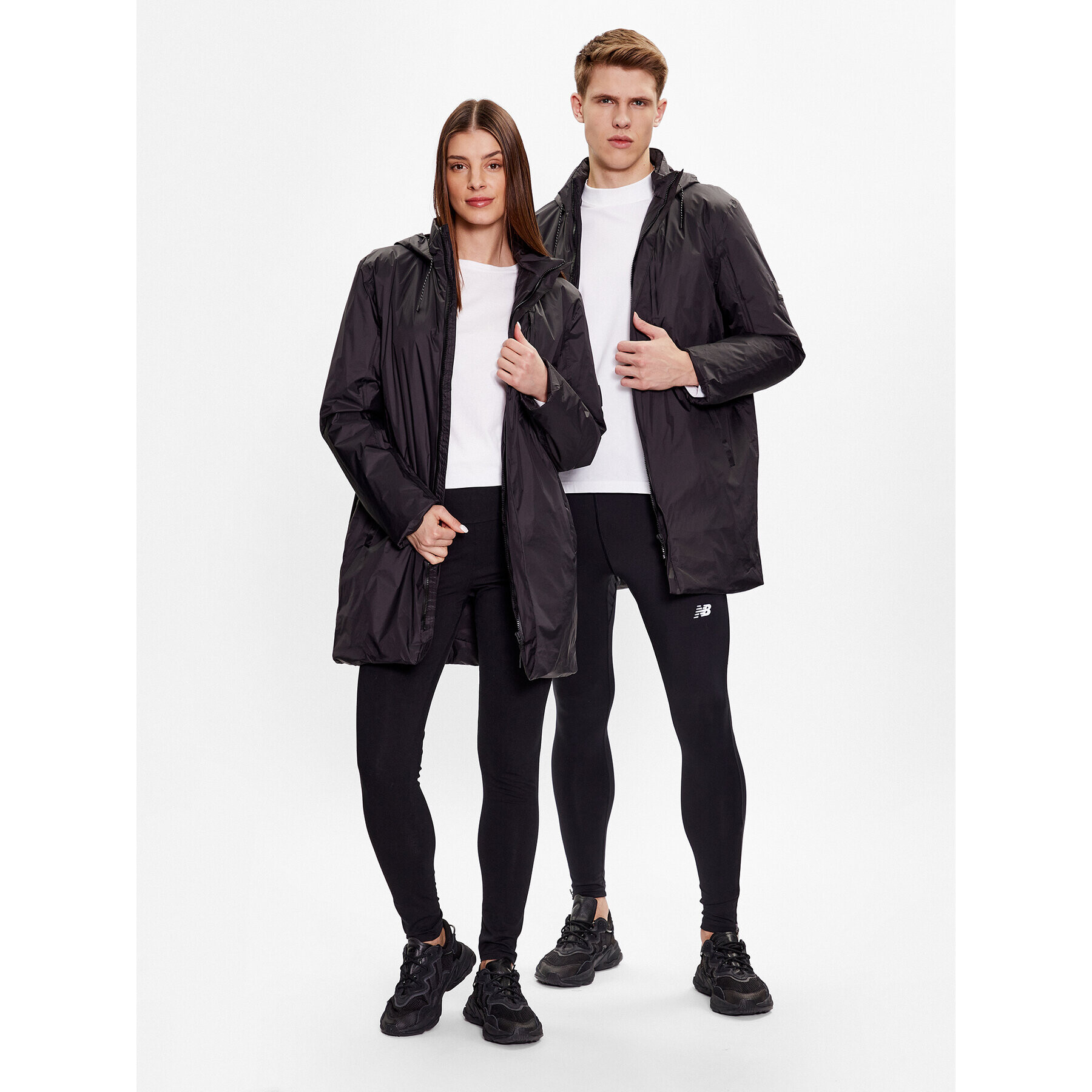 Rains Зимно яке 15420 Черен Regular Fit - Pepit.bg