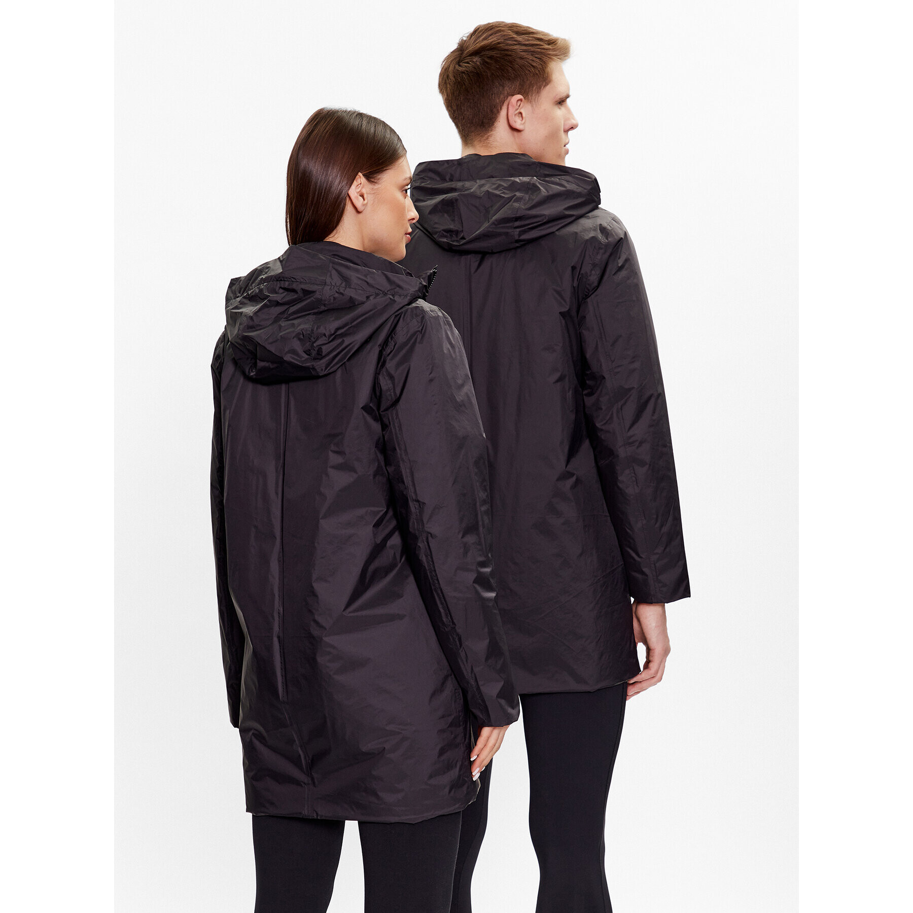 Rains Зимно яке 15420 Черен Regular Fit - Pepit.bg