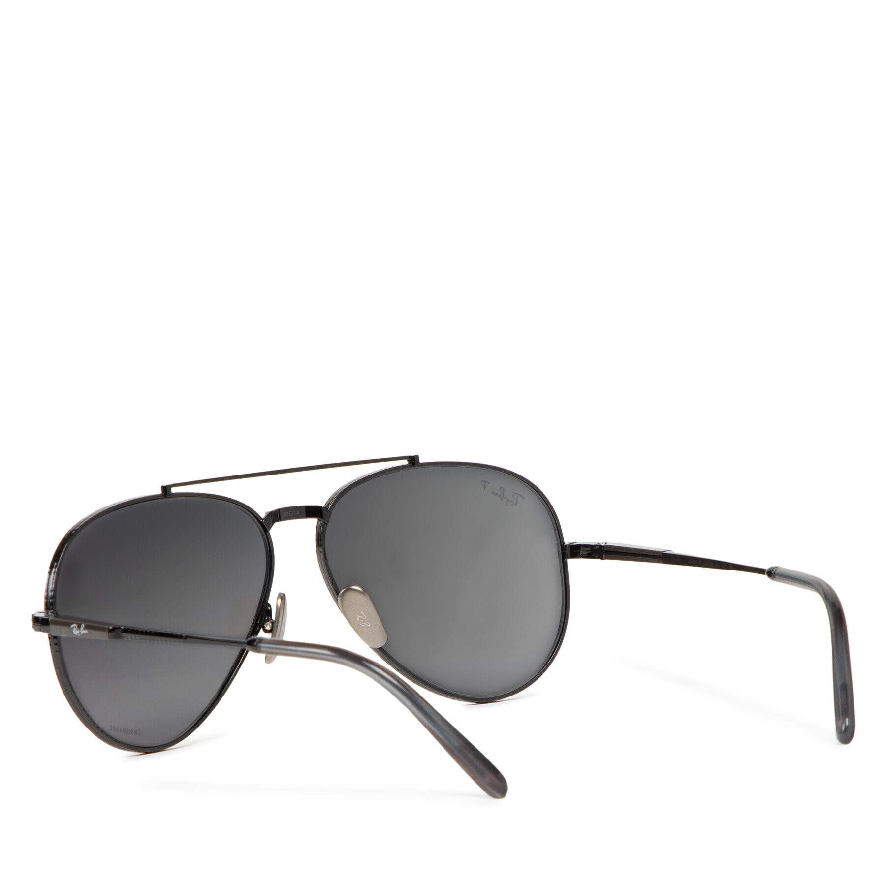 Ray-Ban Слънчеви очила Aviator Titanium 0RB8225 3141K8 Черен - Pepit.bg