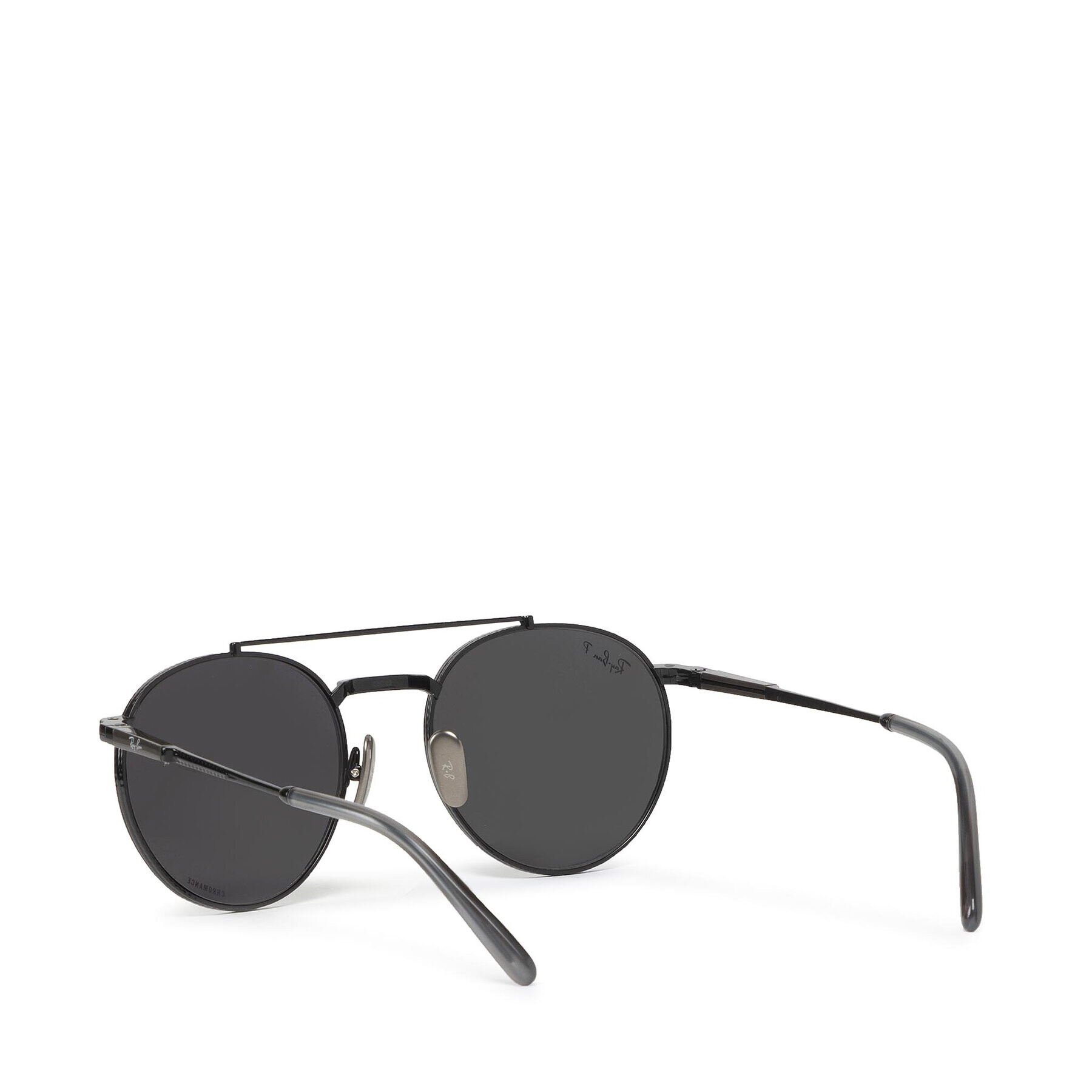 Ray-Ban Слънчеви очила Round II Titanium 0RB8237 3141K8 Черен - Pepit.bg