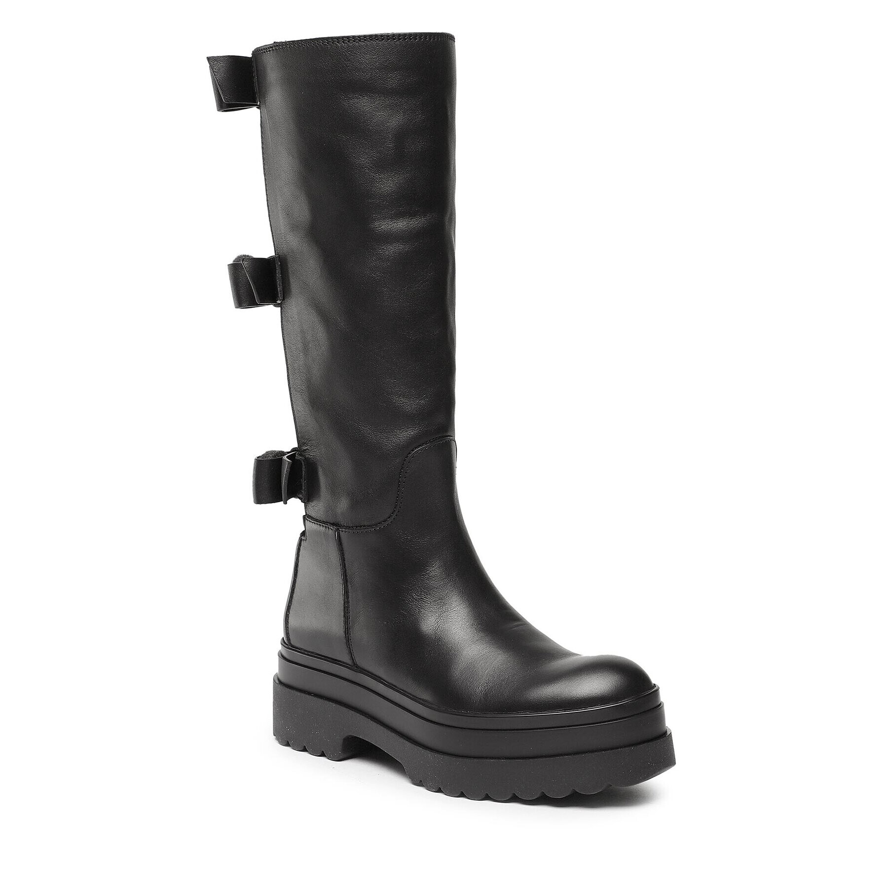 Red Valentino Ботуши 1Q2S0H59 Черен - Pepit.bg