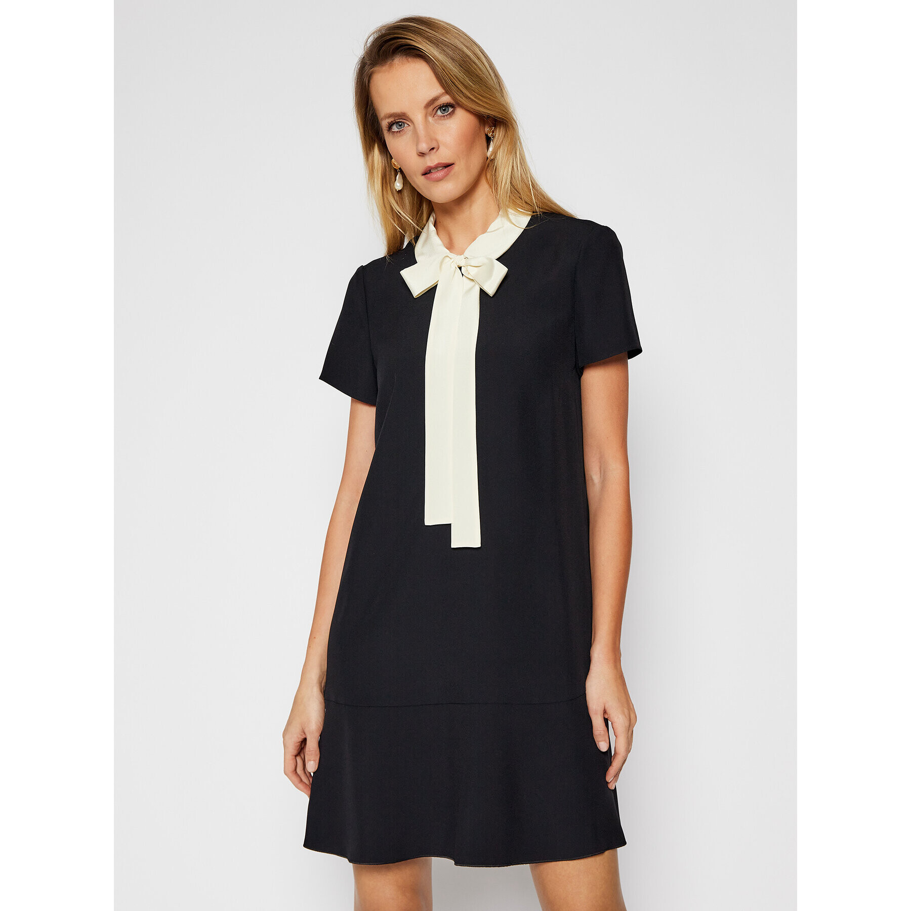 Red Valentino Ежедневна рокля VR3VAF05 Черен Fluid Fit - Pepit.bg