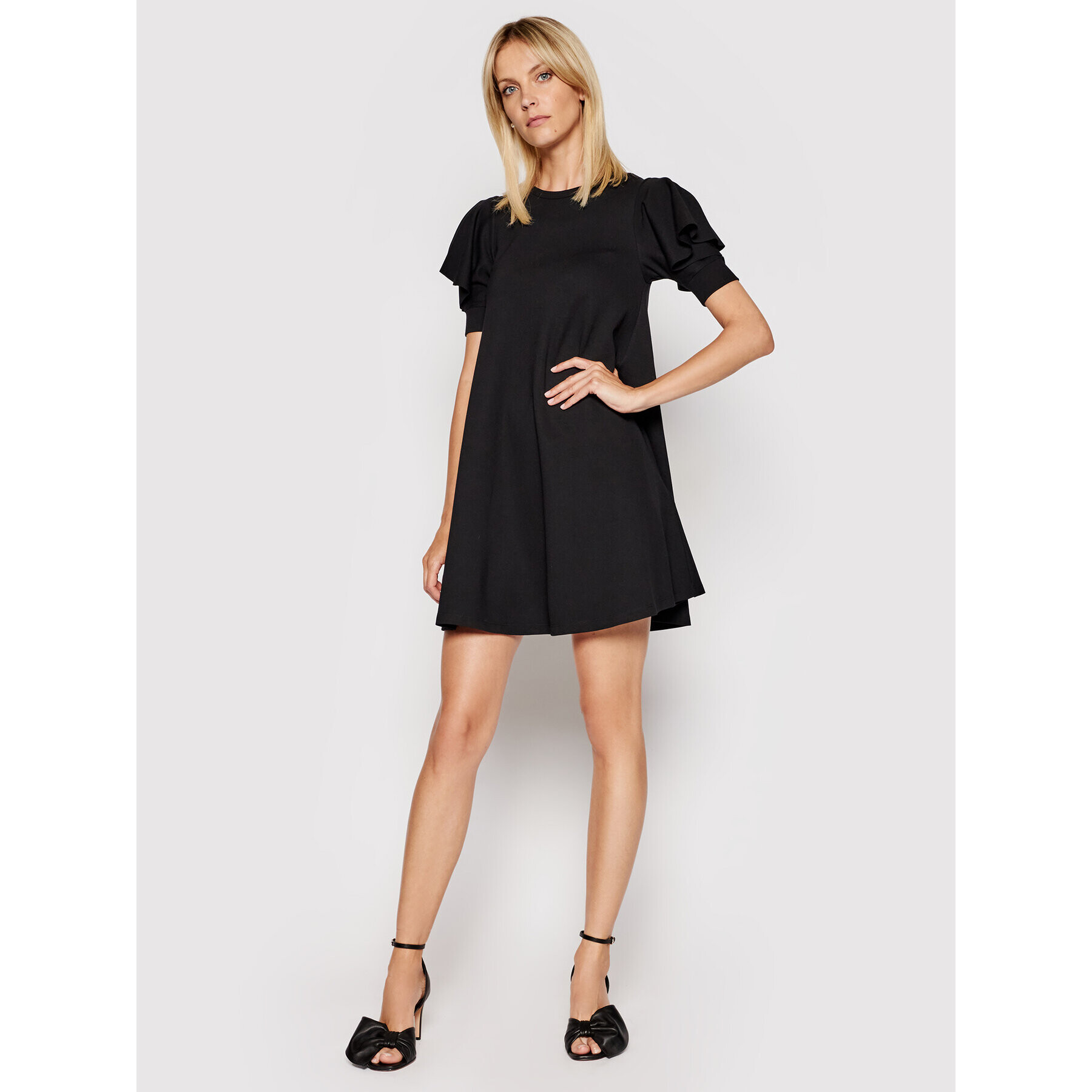 Red Valentino Ежедневна рокля WR3MJ07H Черен Regular Fit - Pepit.bg