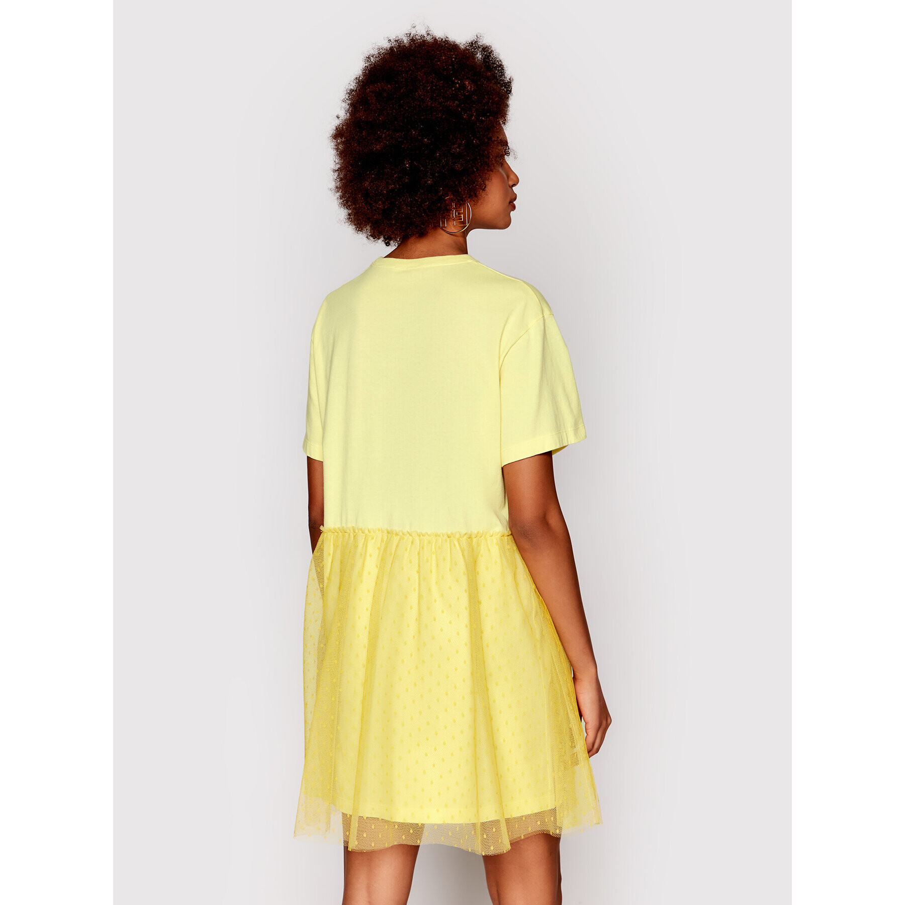 Red Valentino Ежедневна рокля XR3MJ08V Жълт Regular Fit - Pepit.bg