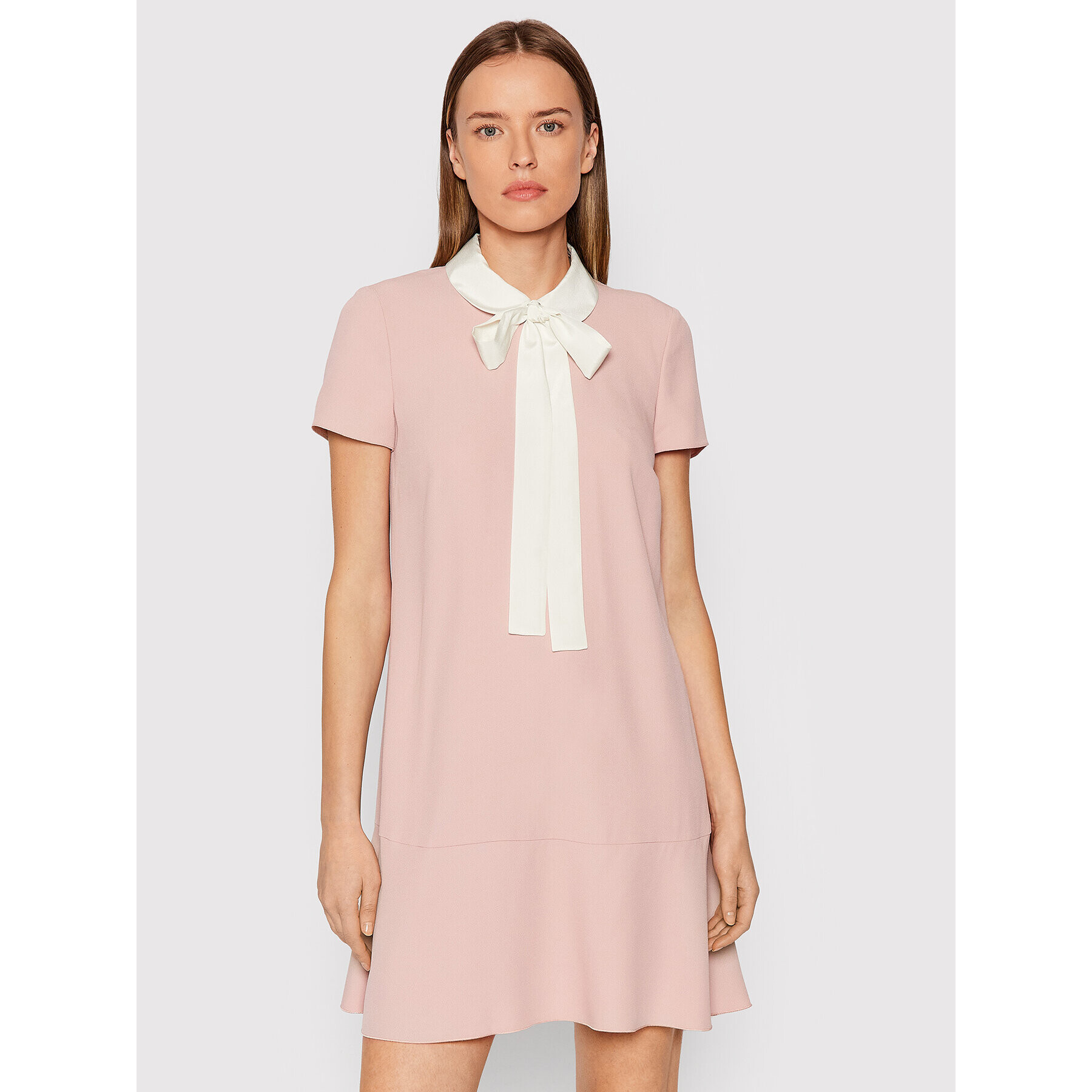 Red Valentino Ежедневна рокля XR3VAF05 Розов Relaxed Fit - Pepit.bg