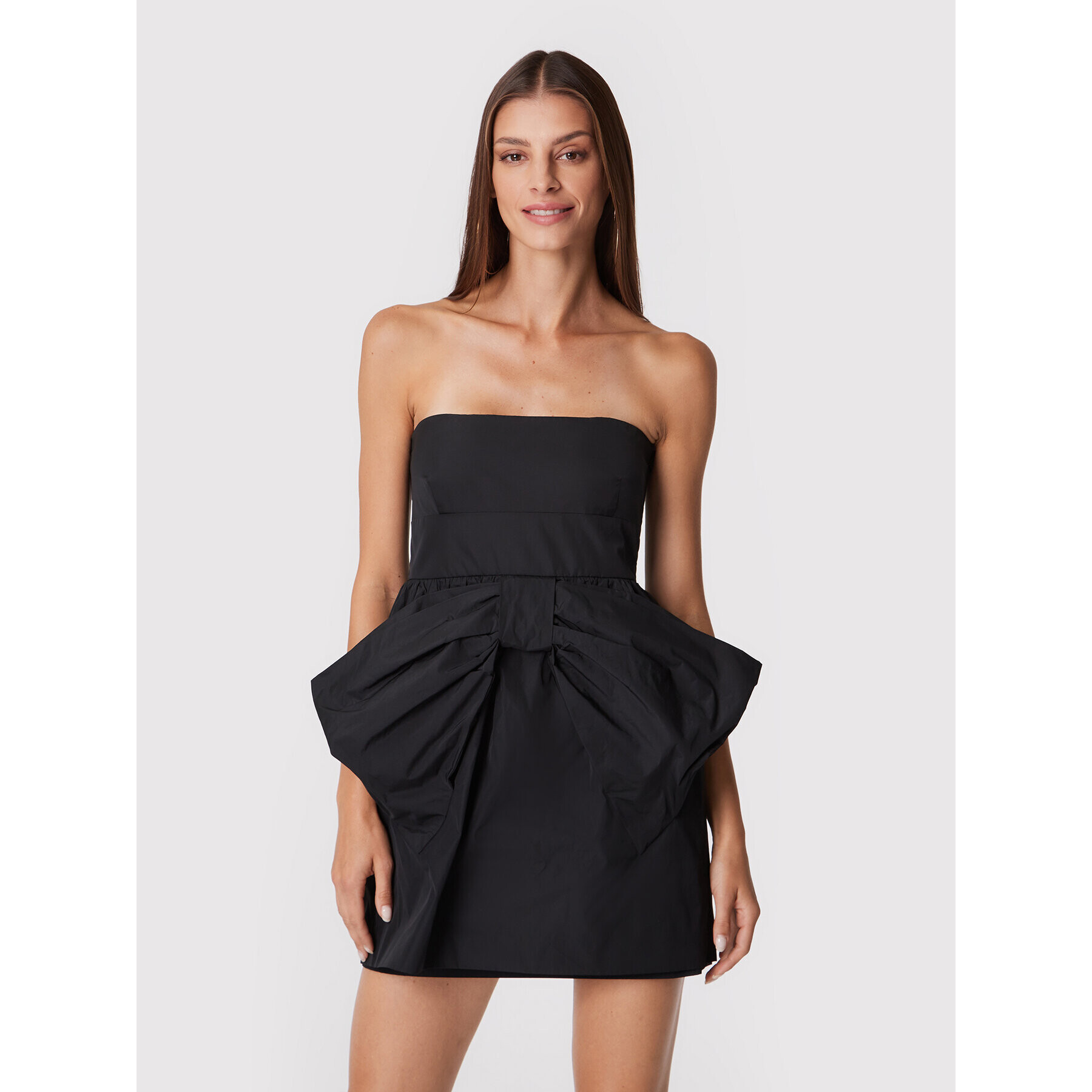 Red Valentino Коктейлна рокля 1R3VAEW5 Черен Regular Fit - Pepit.bg