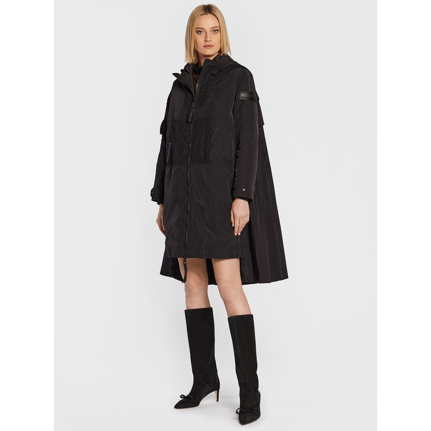 Red Valentino Парка 1R3CK01B6KY Черен Regular Fit - Pepit.bg
