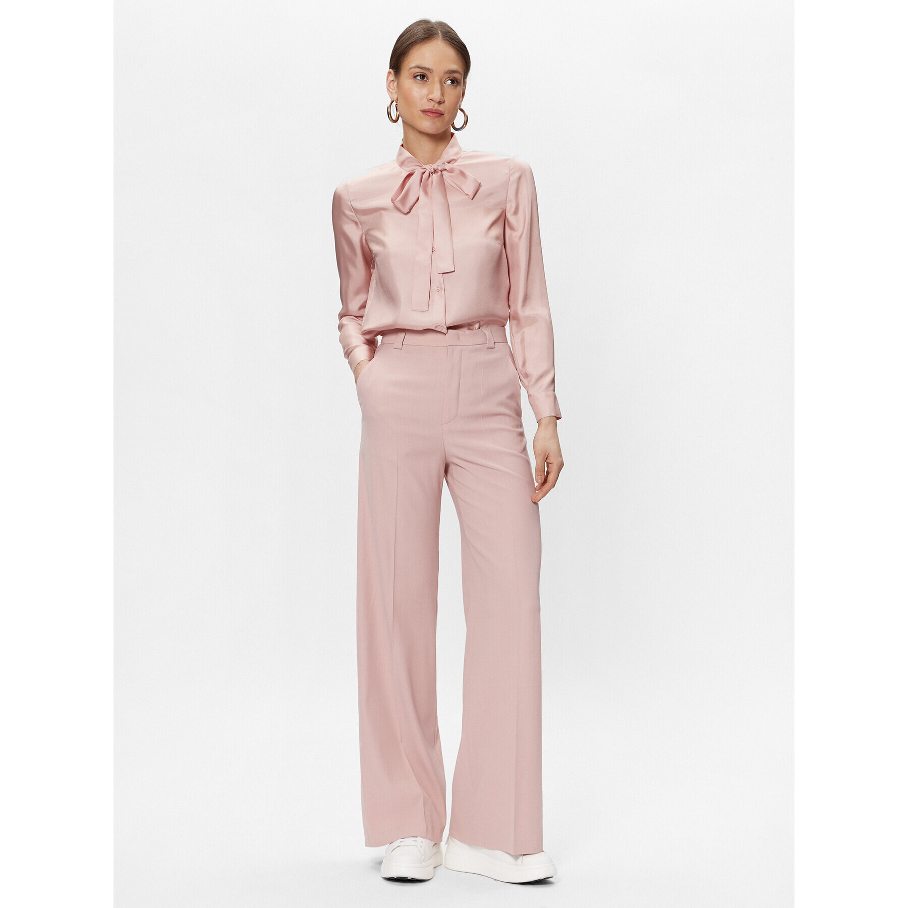 Red Valentino Риза 1R0ABK456M1 Розов Regular Fit - Pepit.bg