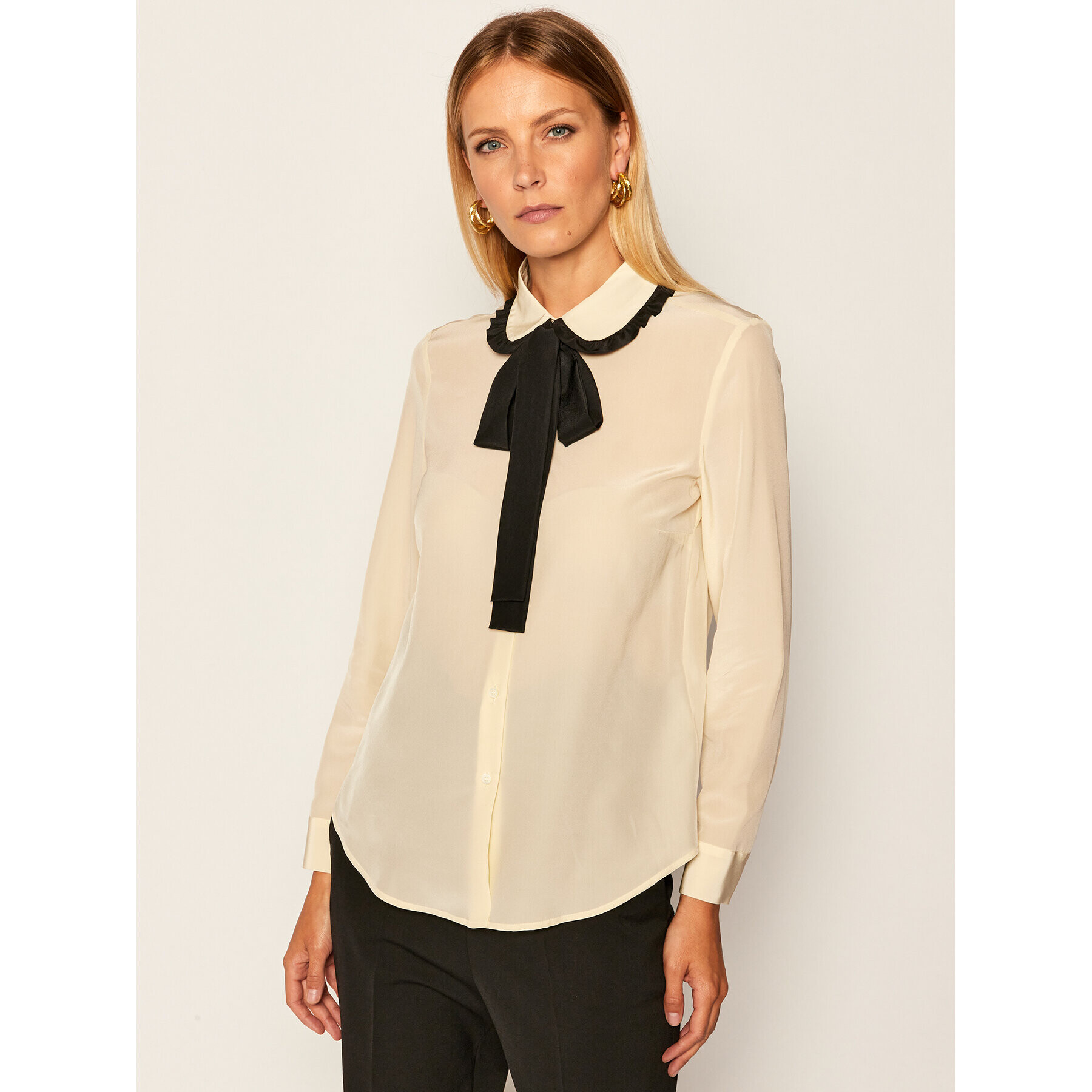 Red Valentino Риза UR3ABA80 Бежов Regular Fit - Pepit.bg