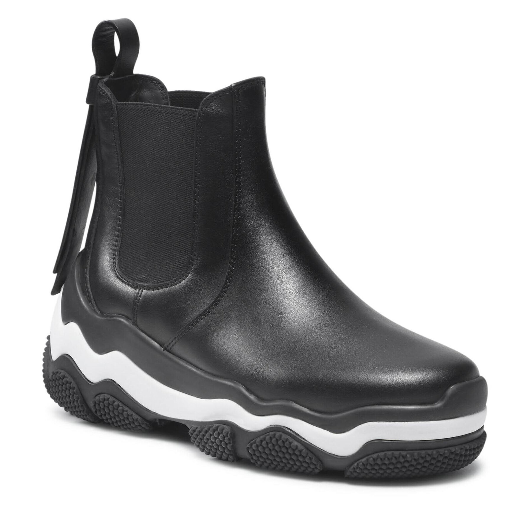 Red Valentino Сникърси WQ2S0F70ULU Черен - Pepit.bg