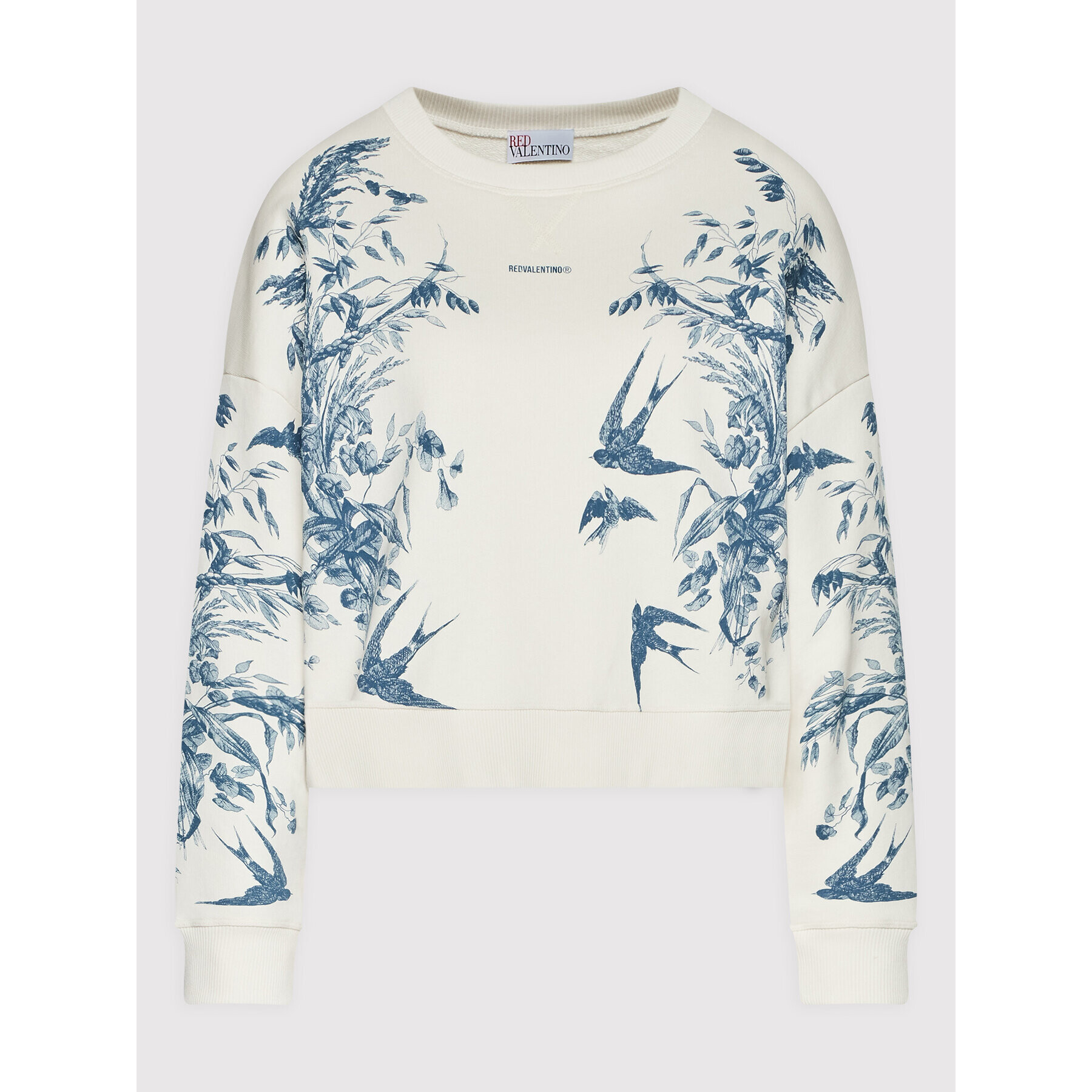 Red Valentino Суитшърт XR0MF09W Бял Regular Fit - Pepit.bg