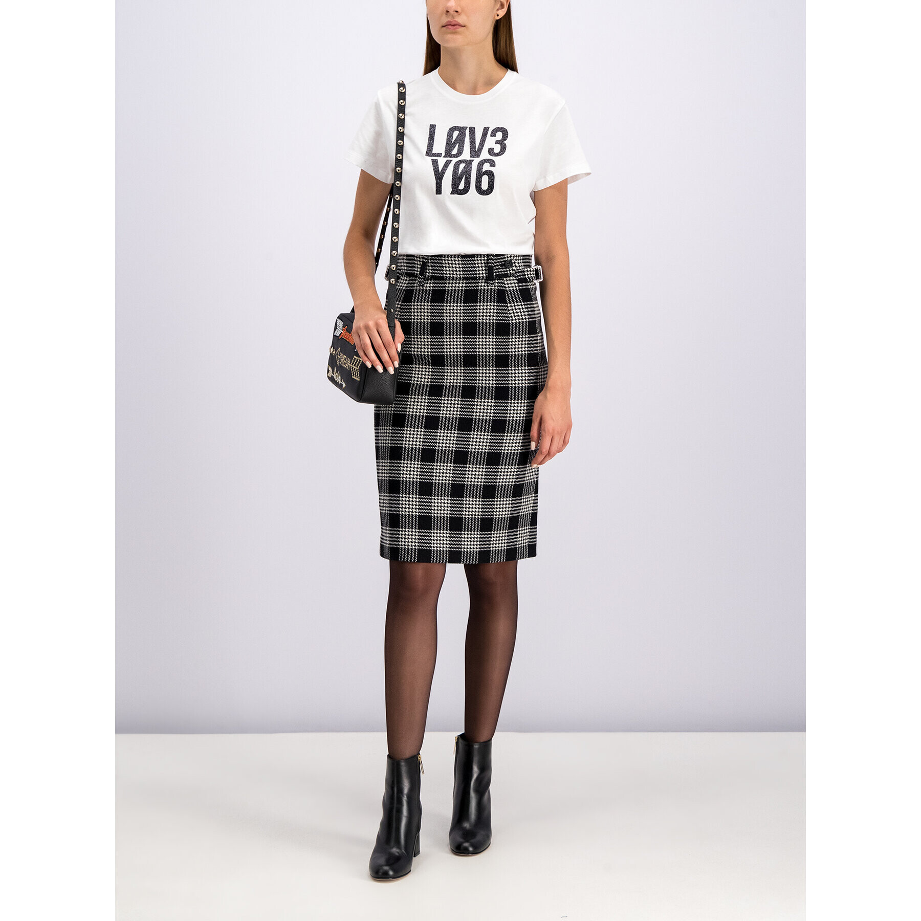 Red Valentino Тишърт SR3MG01S Бял Regular Fit - Pepit.bg