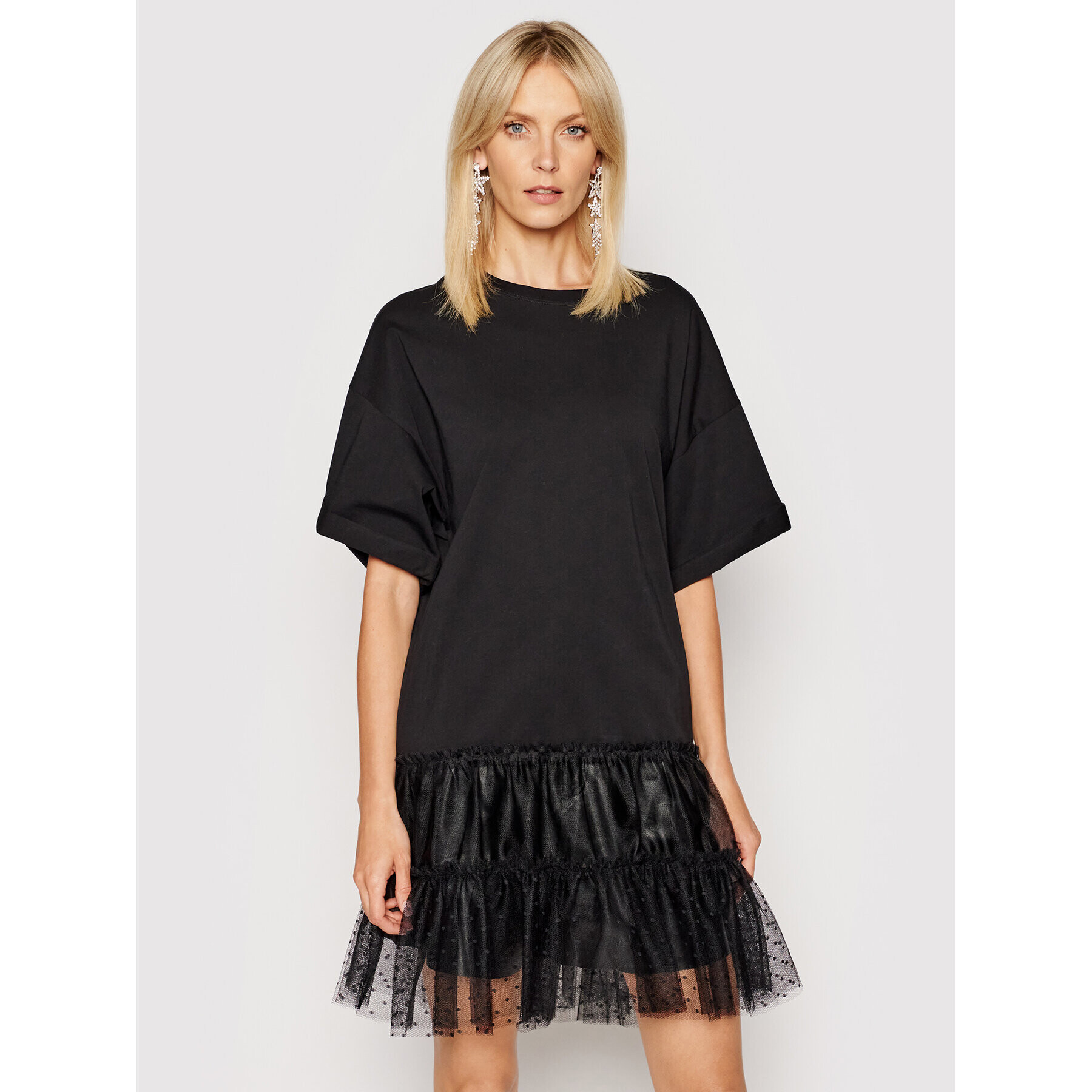 Red Valentino Туника VR0MG09Z Черен Relaxed Fit - Pepit.bg
