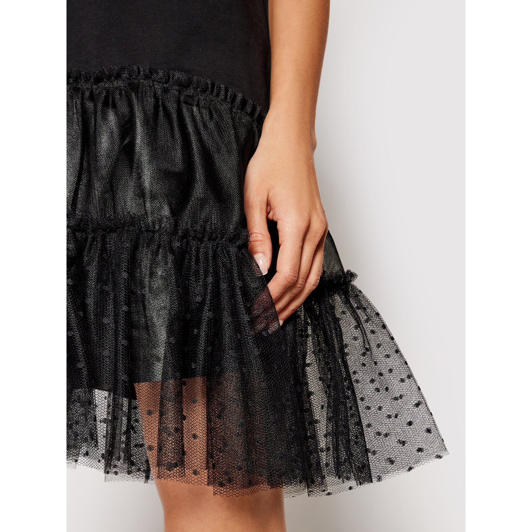 Red Valentino Туника VR0MG09Z Черен Relaxed Fit - Pepit.bg