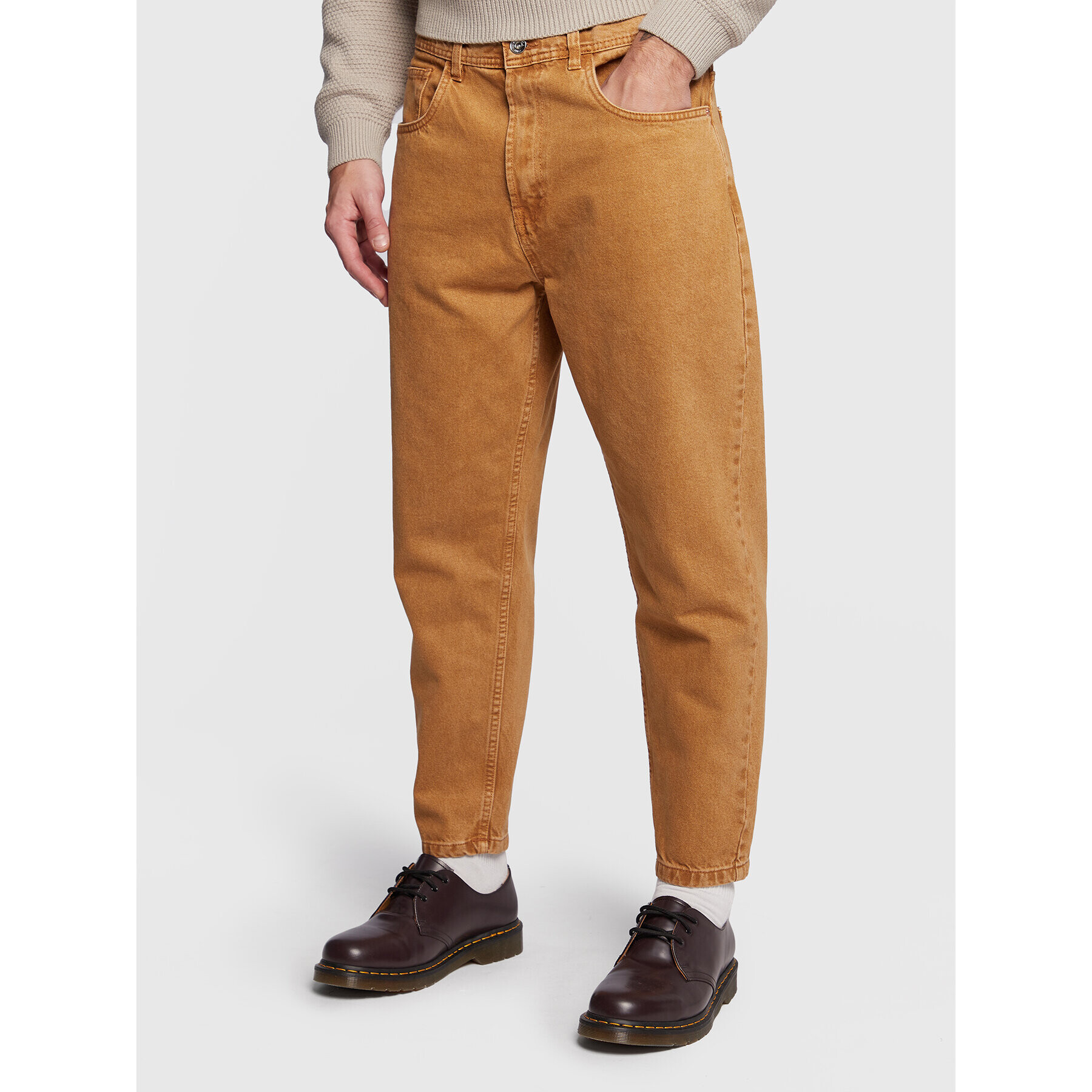 Redefined Rebel Дънки Como 217109 Кафяв Regular Fit - Pepit.bg