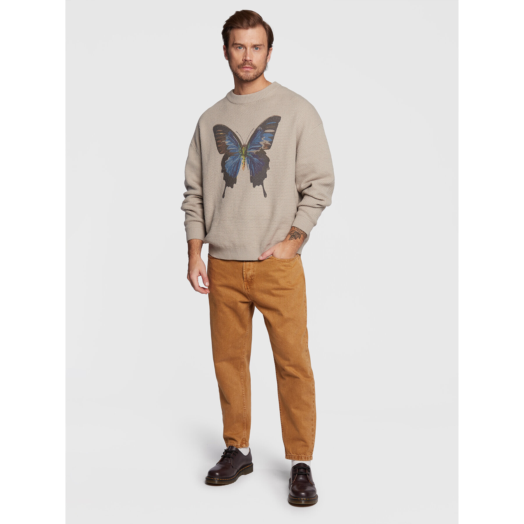 Redefined Rebel Дънки Como 217109 Кафяв Regular Fit - Pepit.bg