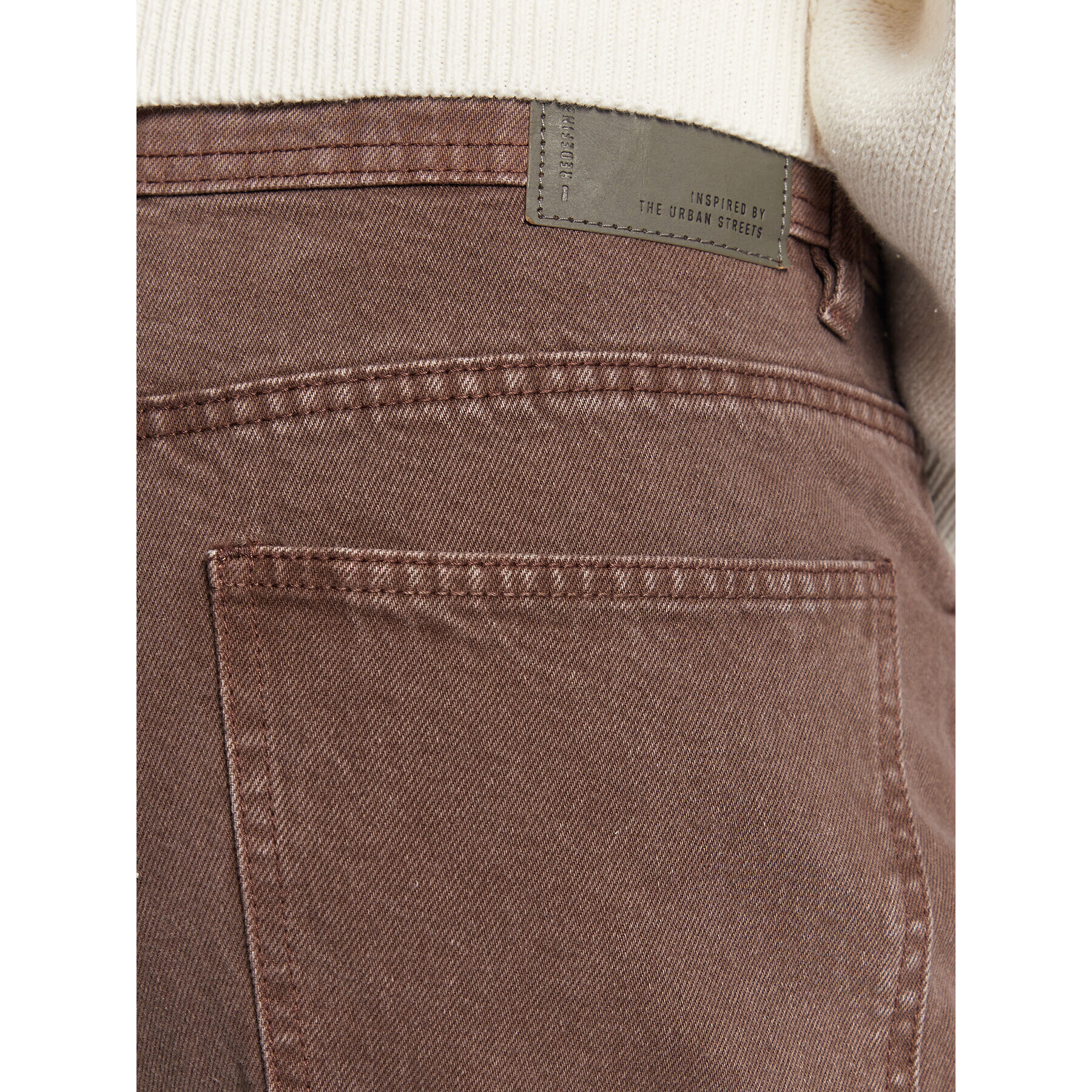 Redefined Rebel Дънки Como 217109 Кафяв Regular Fit - Pepit.bg