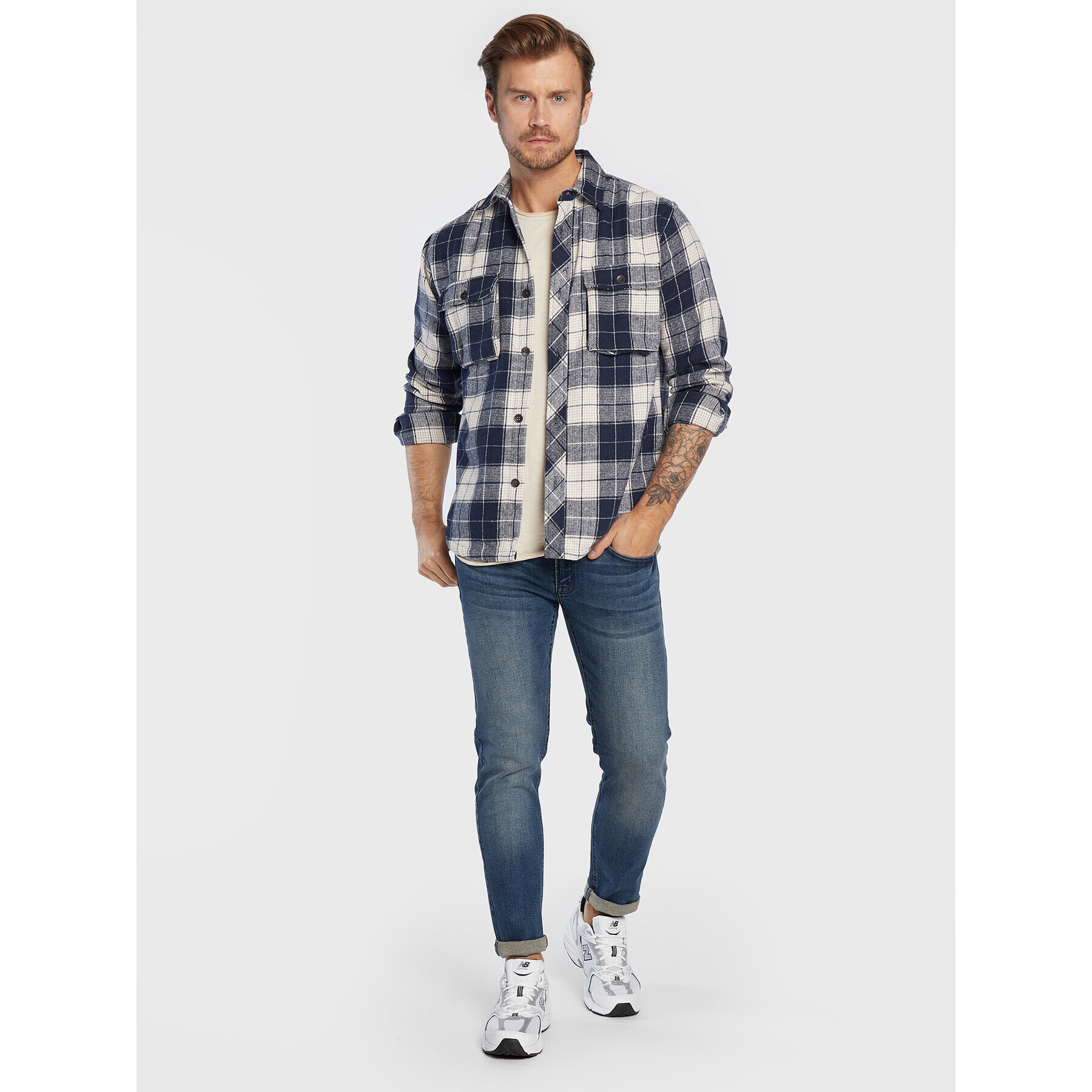 Redefined Rebel Дънки Copenhagen 207087 Тъмносин Slim Fit - Pepit.bg