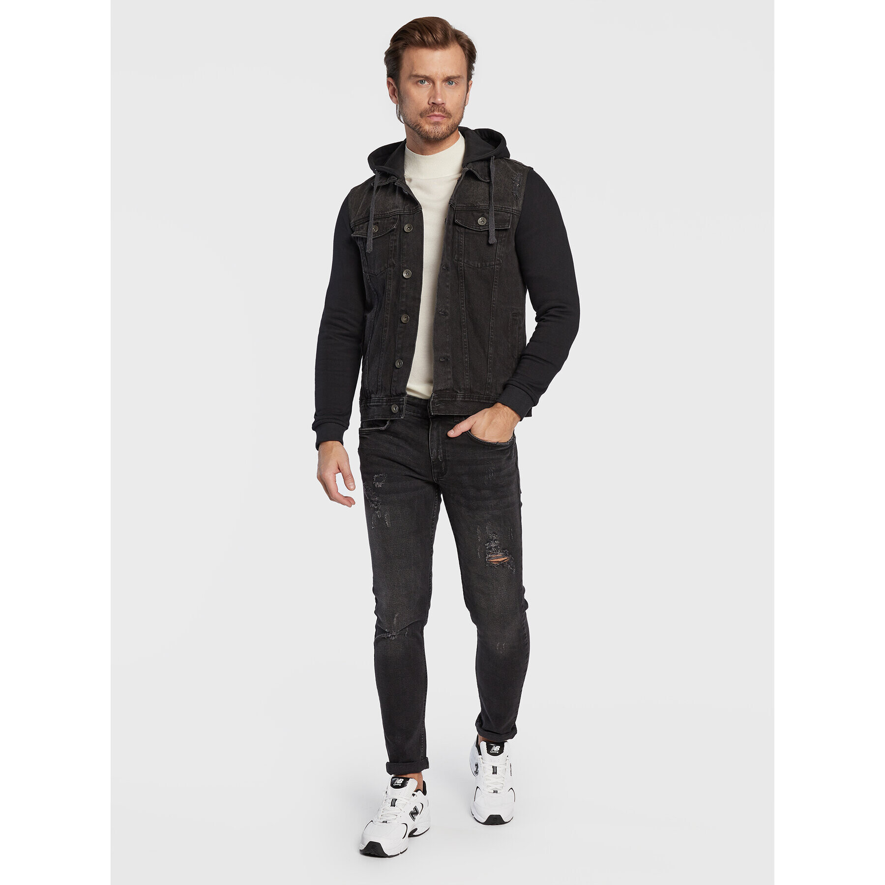 Redefined Rebel Дънки Stockholm 207081 Черен Slim Fit - Pepit.bg