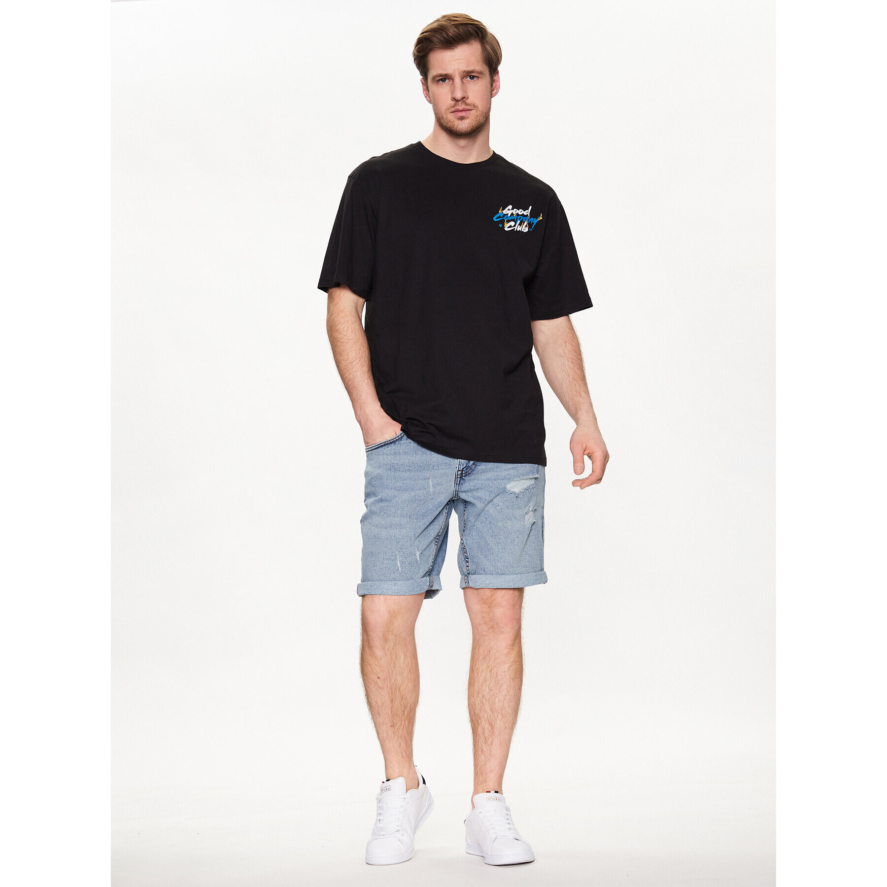 Redefined Rebel Дънкови шорти Stockholm 226131 Син Slim Fit - Pepit.bg