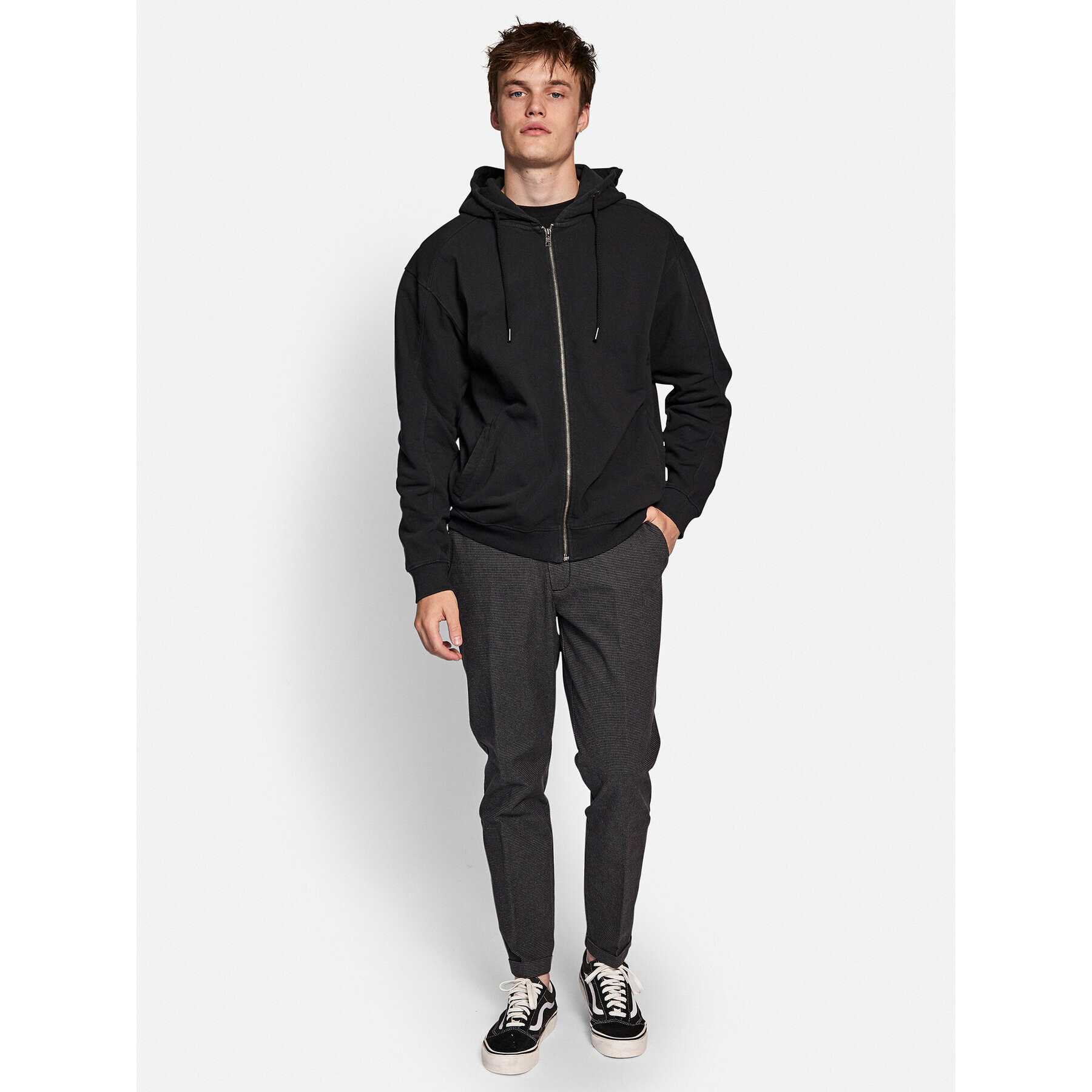 Redefined Rebel Кардиган Hamza 223030 Черен Regular Fit - Pepit.bg